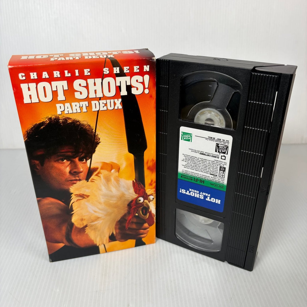 Hot Shots! Part Deux VHS 1993 Comedy Action Parody 20th Century Fox