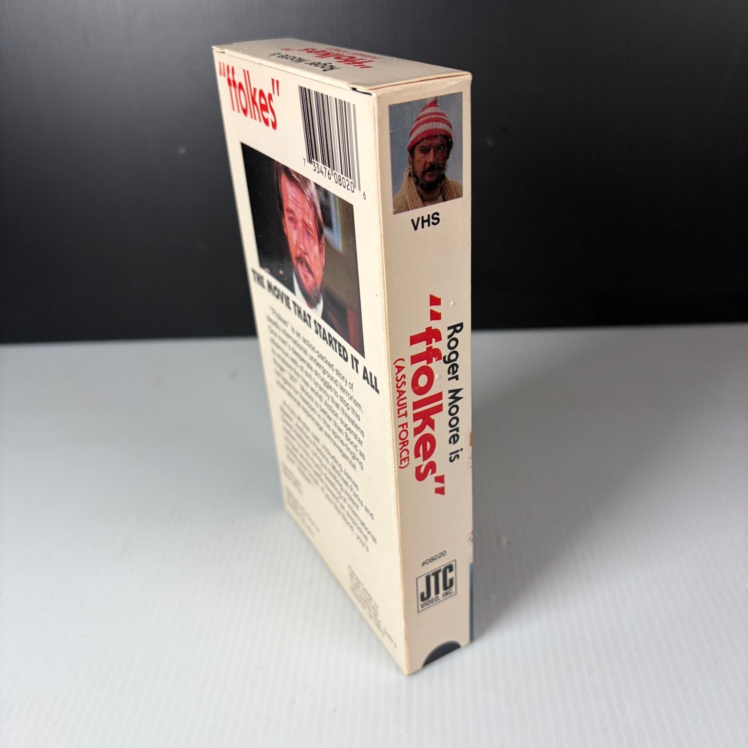 "ffolkes" VHS 1980 Action Espionage Original Release JTC Video