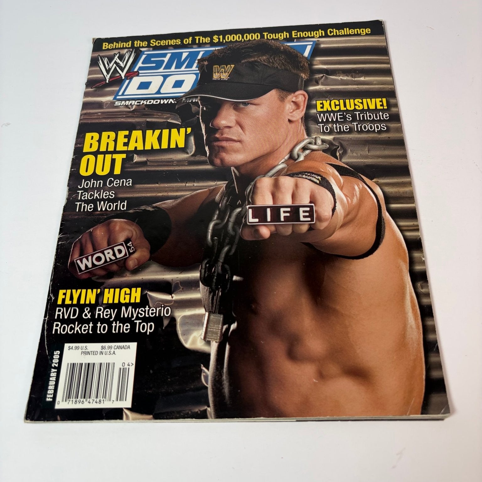 WWE Smackdown February 2005 John Cena Magazine Wrestling Poster
