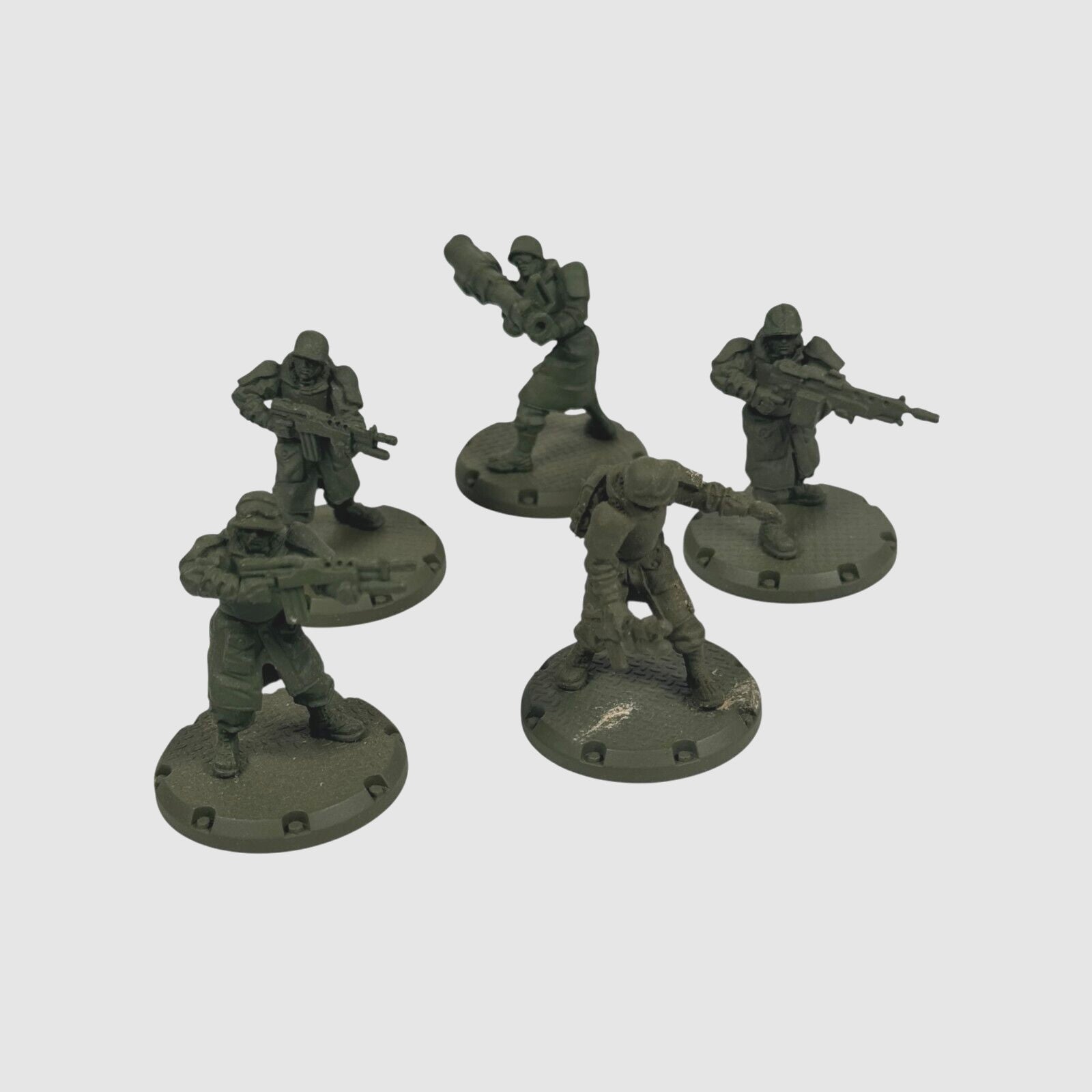 Dust Tactics Allies 5x Ranger Weapon Squad Set Death Dealers Miniatures FFG