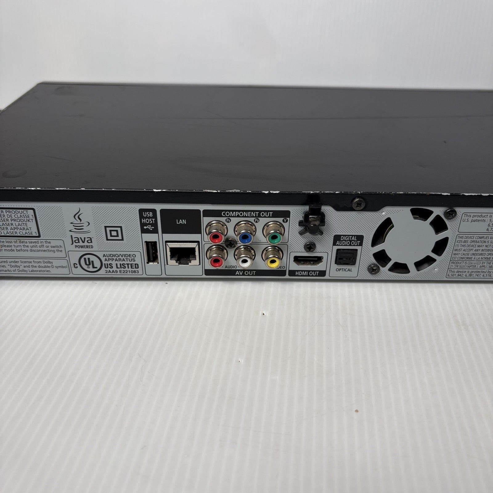 Samsung BD-P1590 Blu-ray Disc Player 1080p Full HD Anynet+ HDMI USB LAN DVD