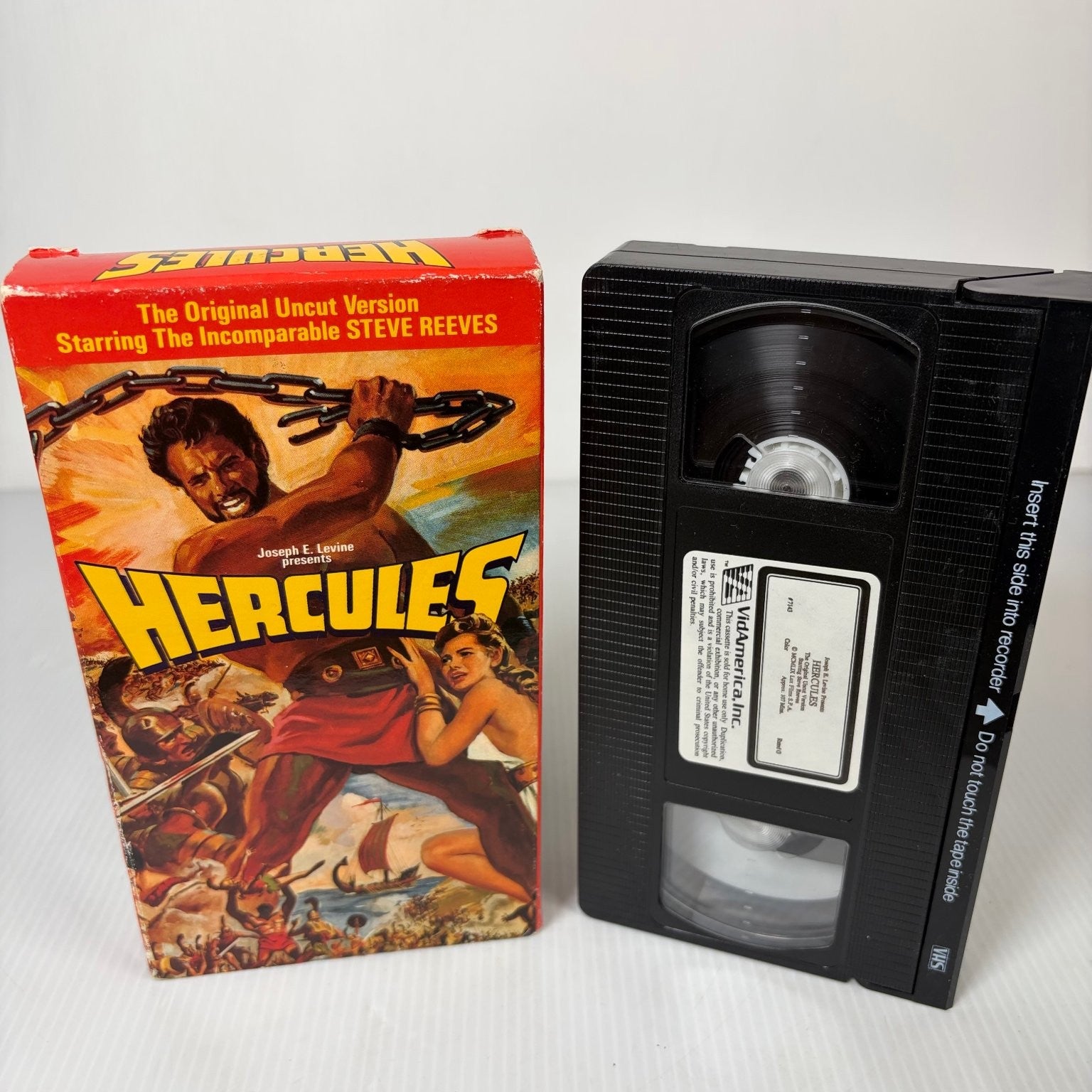 Hercules VHS 1959 Action Adventure Steve Reeves VidAmerica