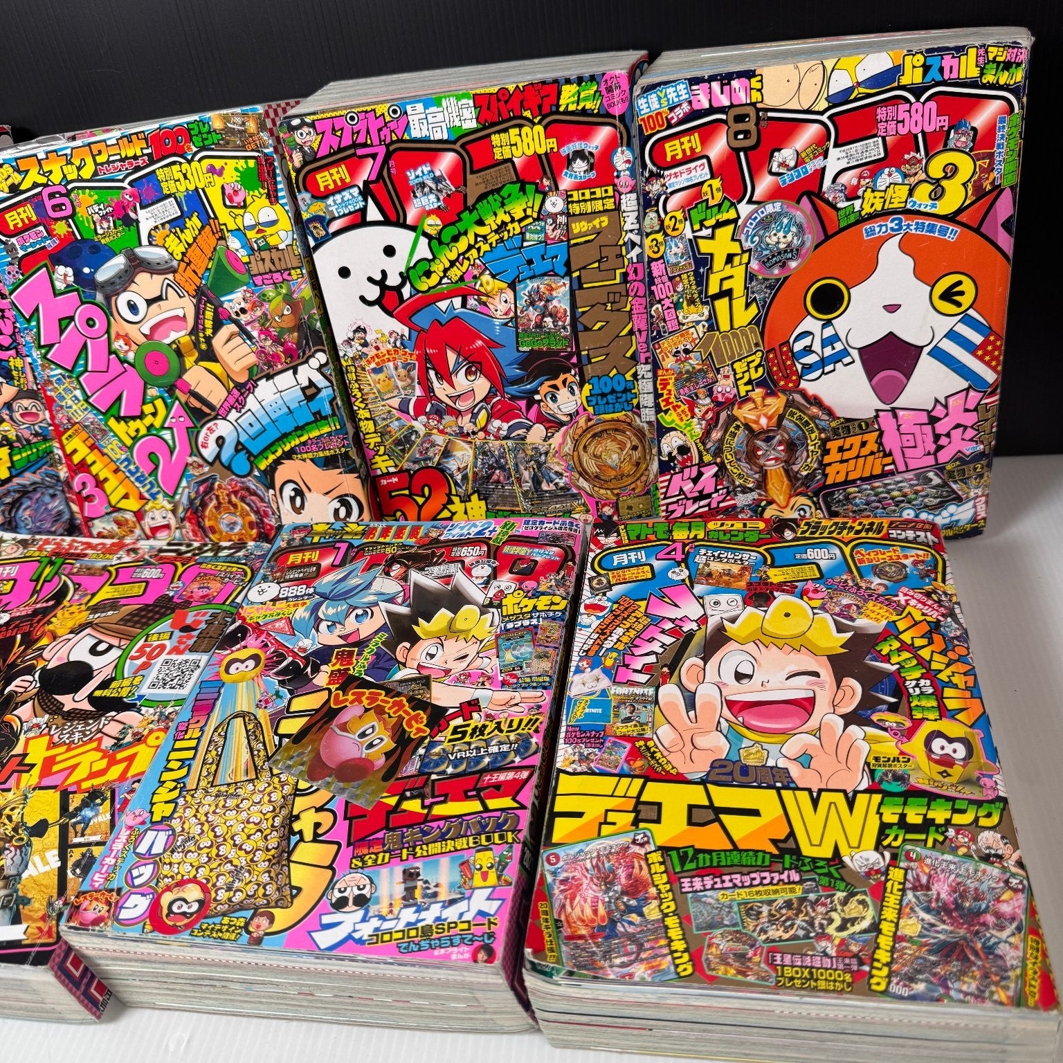 Corocoro Comic Lot of 8 Issues 2016-2021 Japanese Manga, Game & Toy Magazine