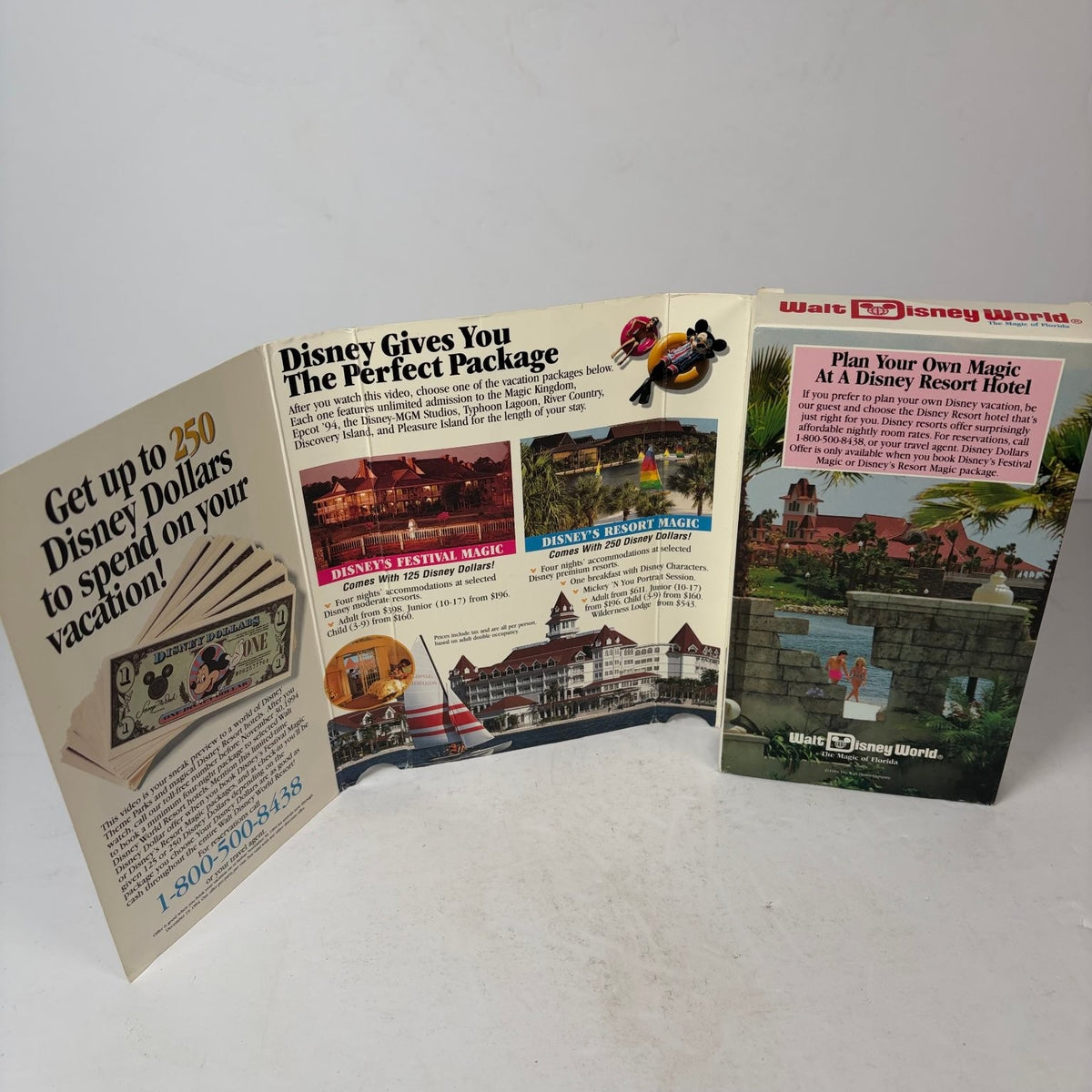 Walt Disney World Vacation Starts Here! VHS 1993 Promo Travel Guide Disney