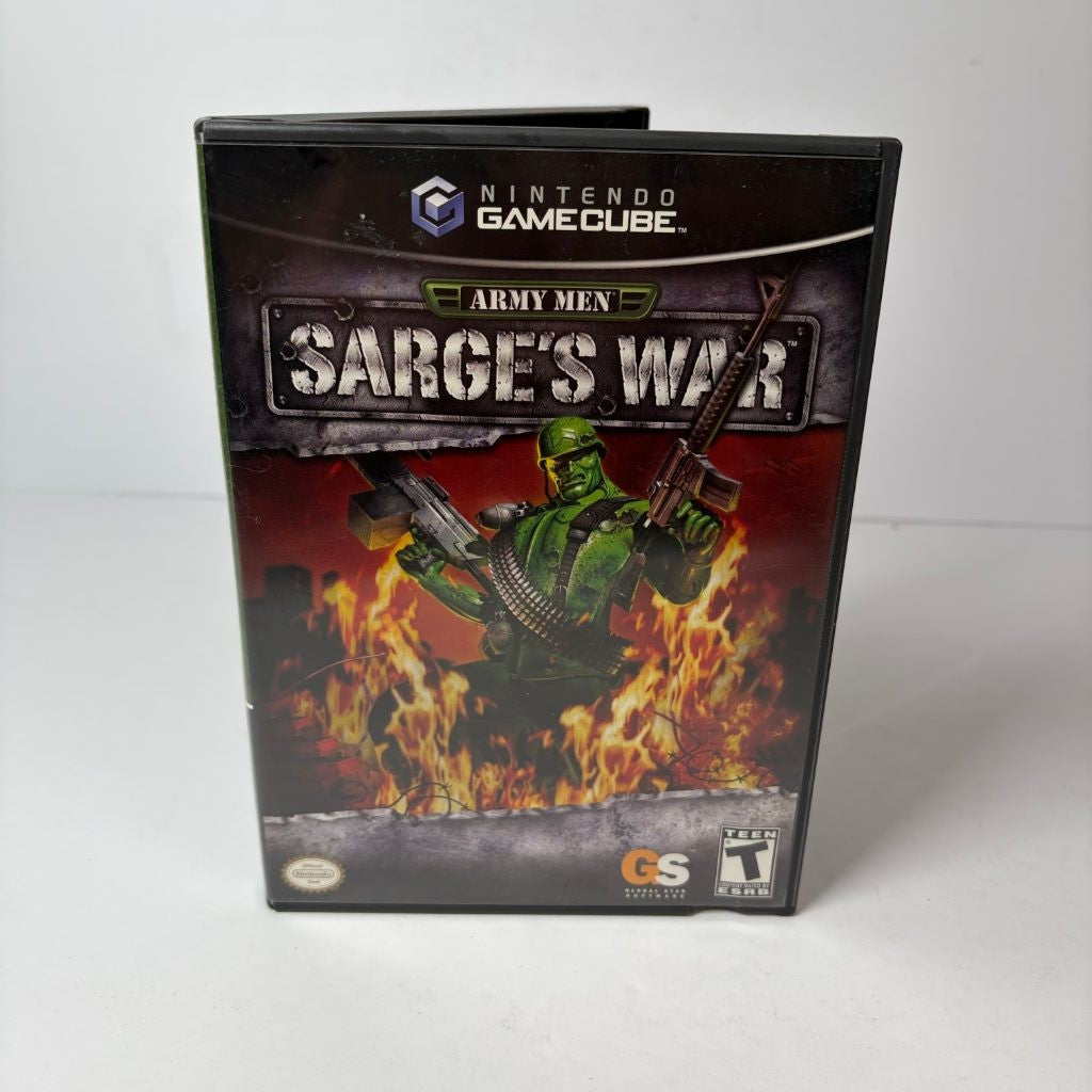 Army Men Sarge's War Nintendo GameCube 2004 CIB Complete w/ Manual