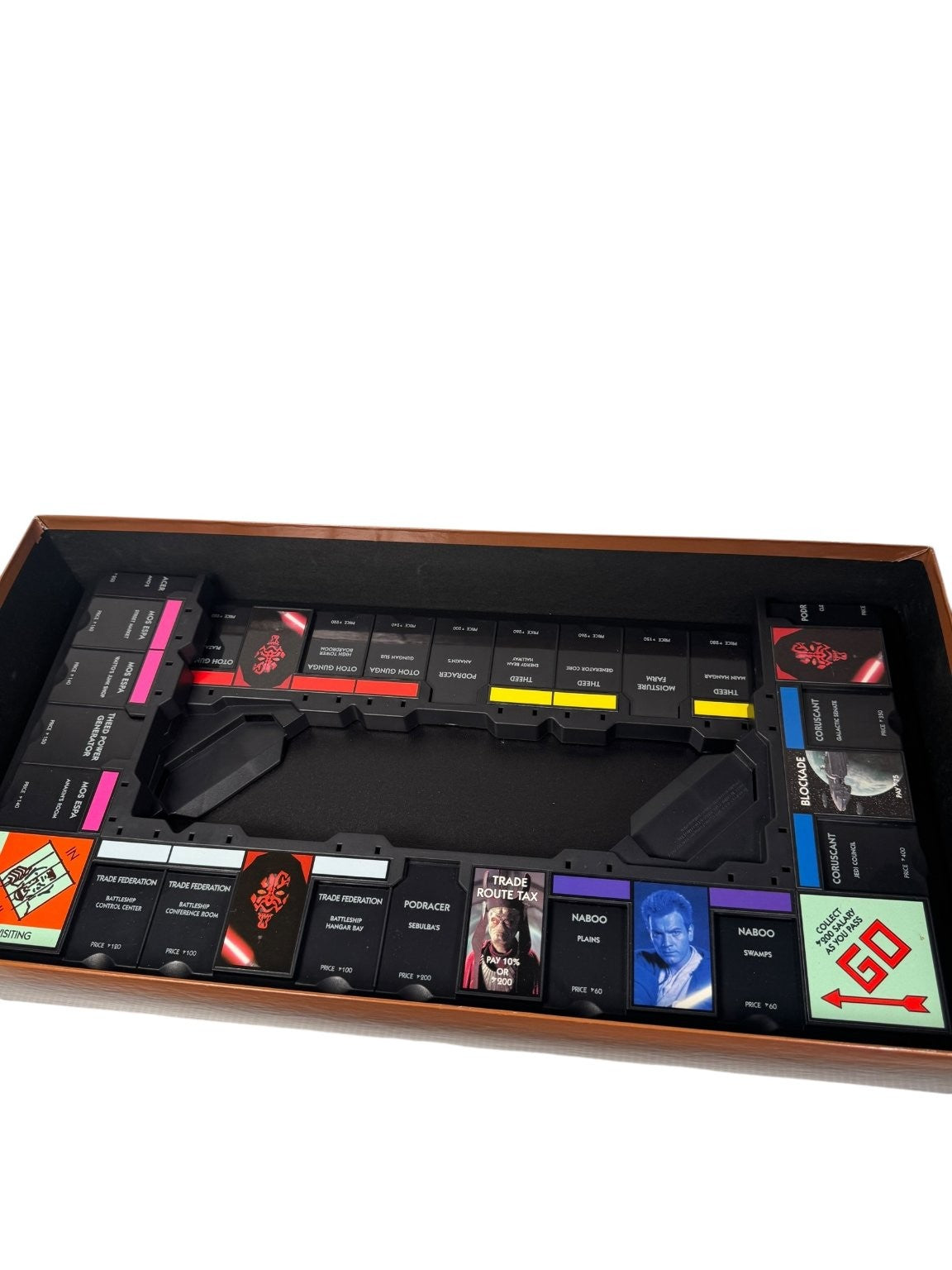 Monopoly Star Wars Episode I Board Game Parker Brothers 3-D Collector's Edition