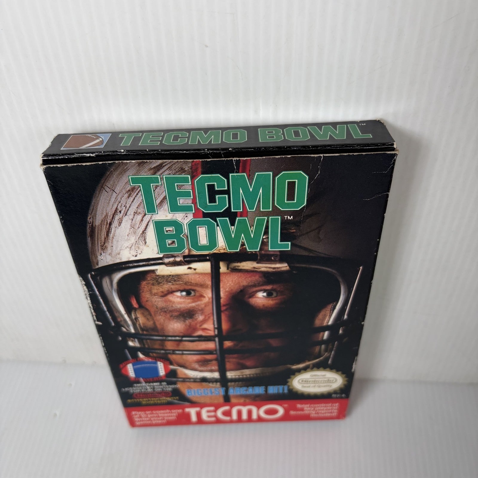 Tecmo Bowl Nintendo NES (1989) Complete CIB Authentic Tested & Working