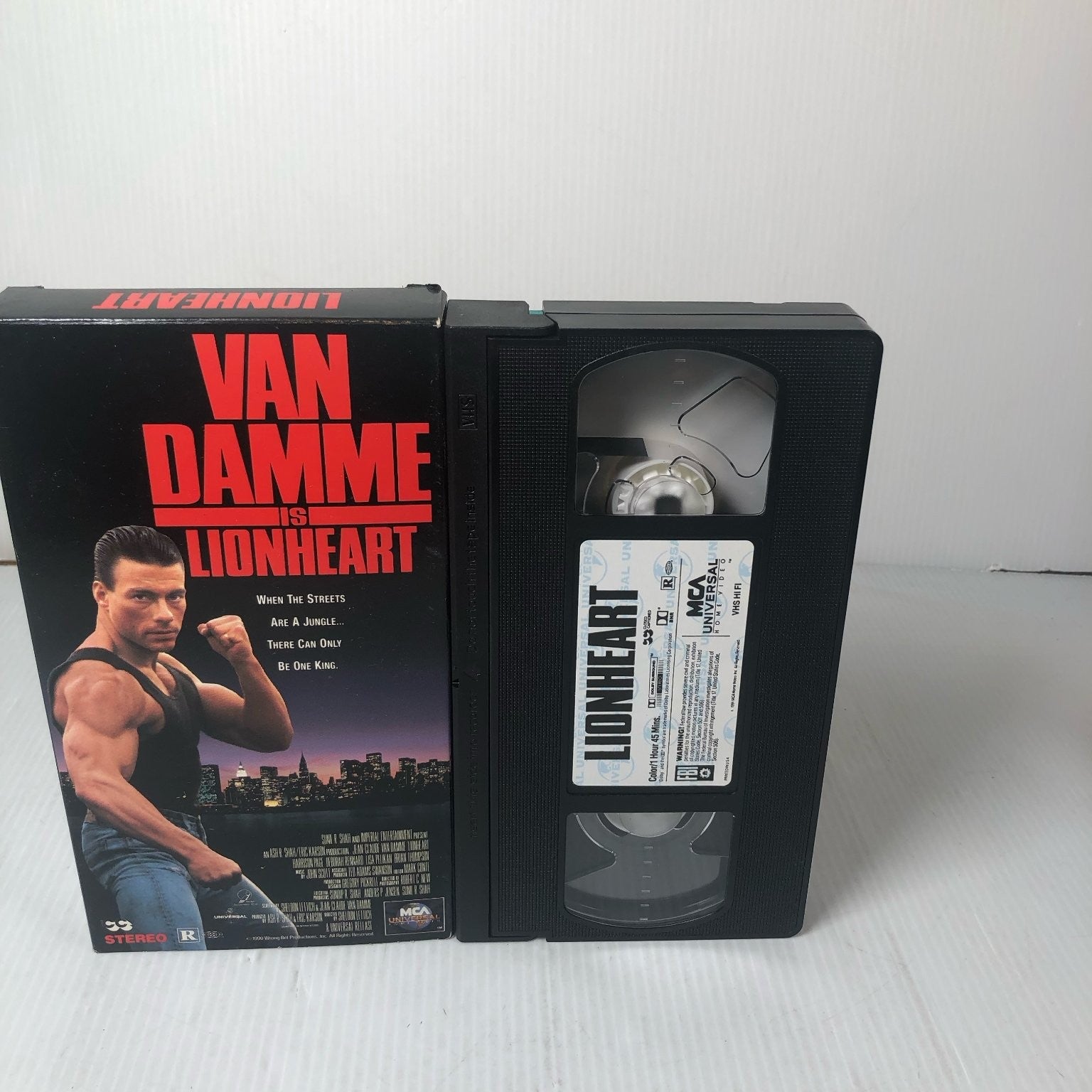 Lionheart VHS 1990 Action Martial Arts Jean-Claude Van Damme MCA Universal