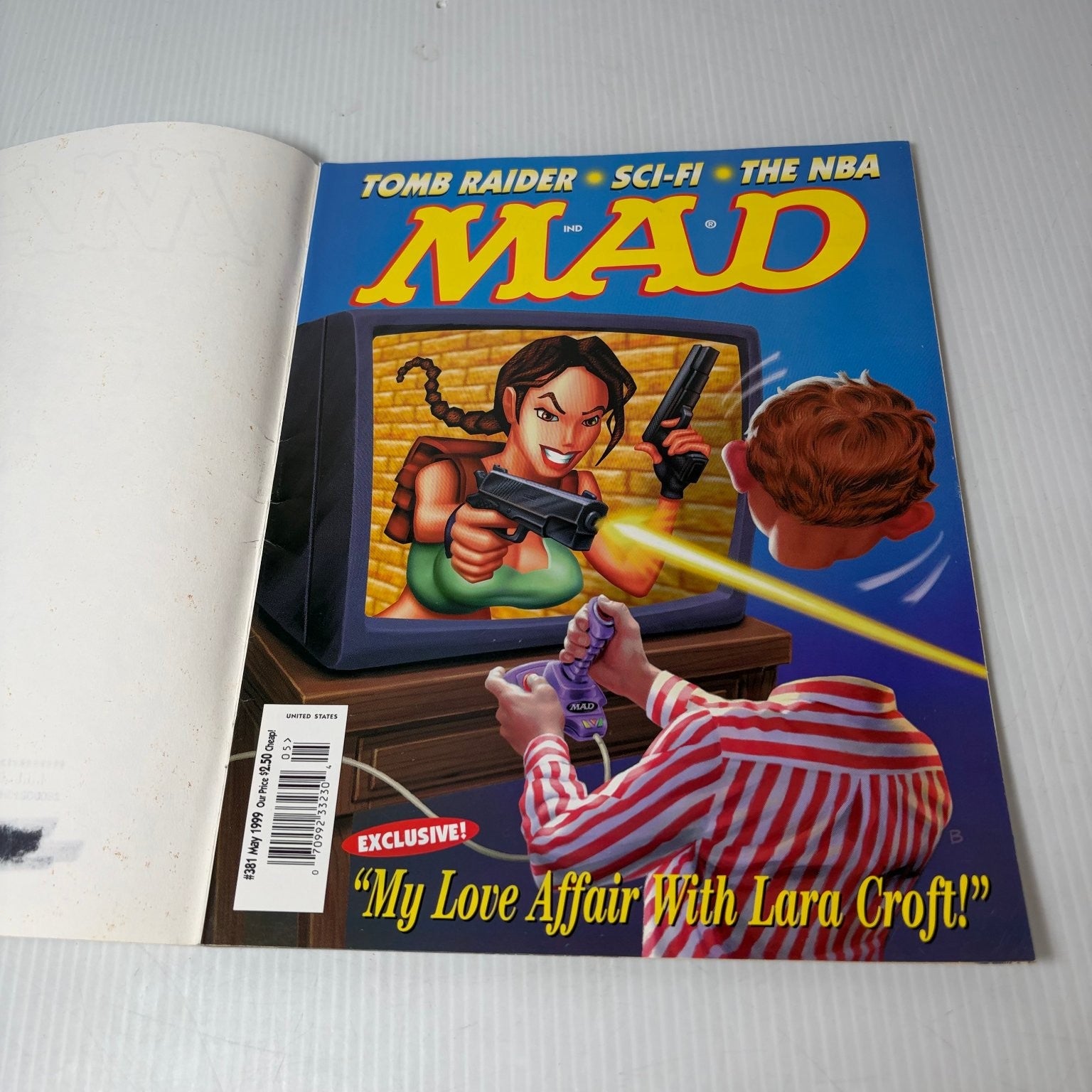 MAD Magazine May 1999 Lara Croft Tomb Raider Gaming Humor