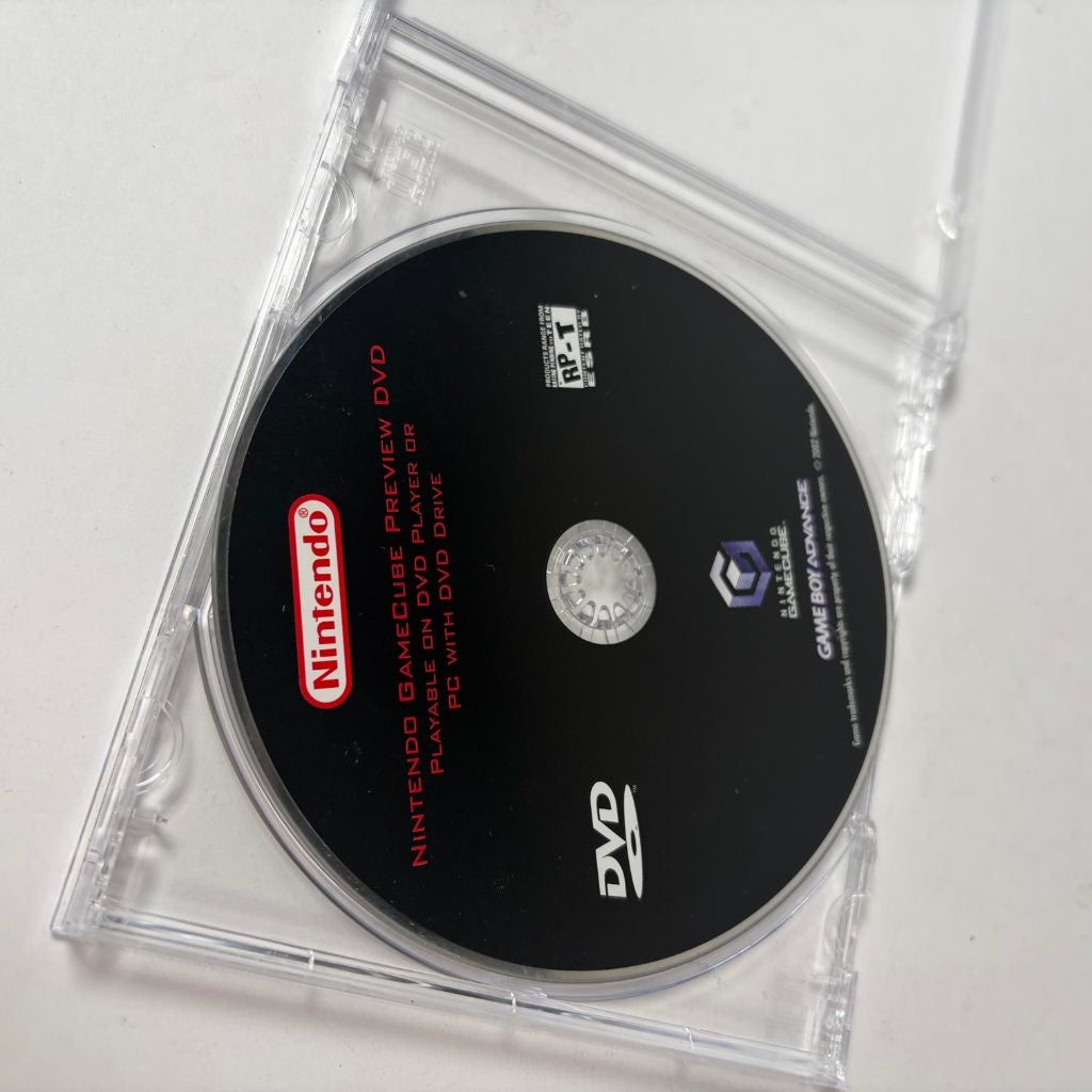 Nintendo GameCube Preview DVD 2002 Promo Game Boy Advance Disc