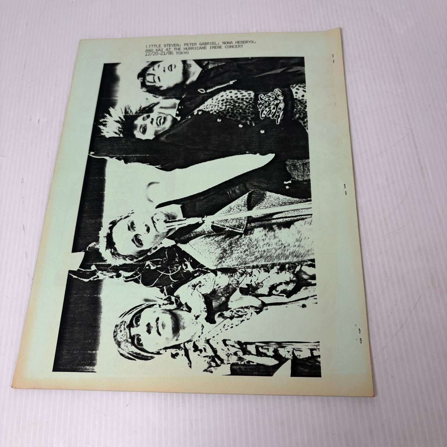 Steven Van Zandt Voice of America Fan Zine August 1987 #7 RARE Little Steven