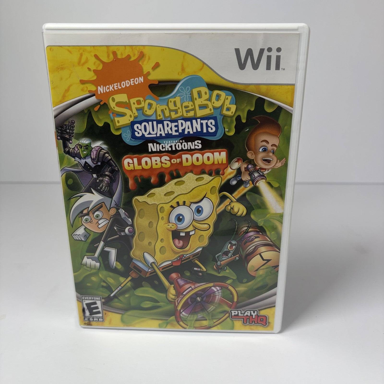 SpongeBob SquarePants Nicktoons Globs of Doom Nintendo Wii Game Tested Complete