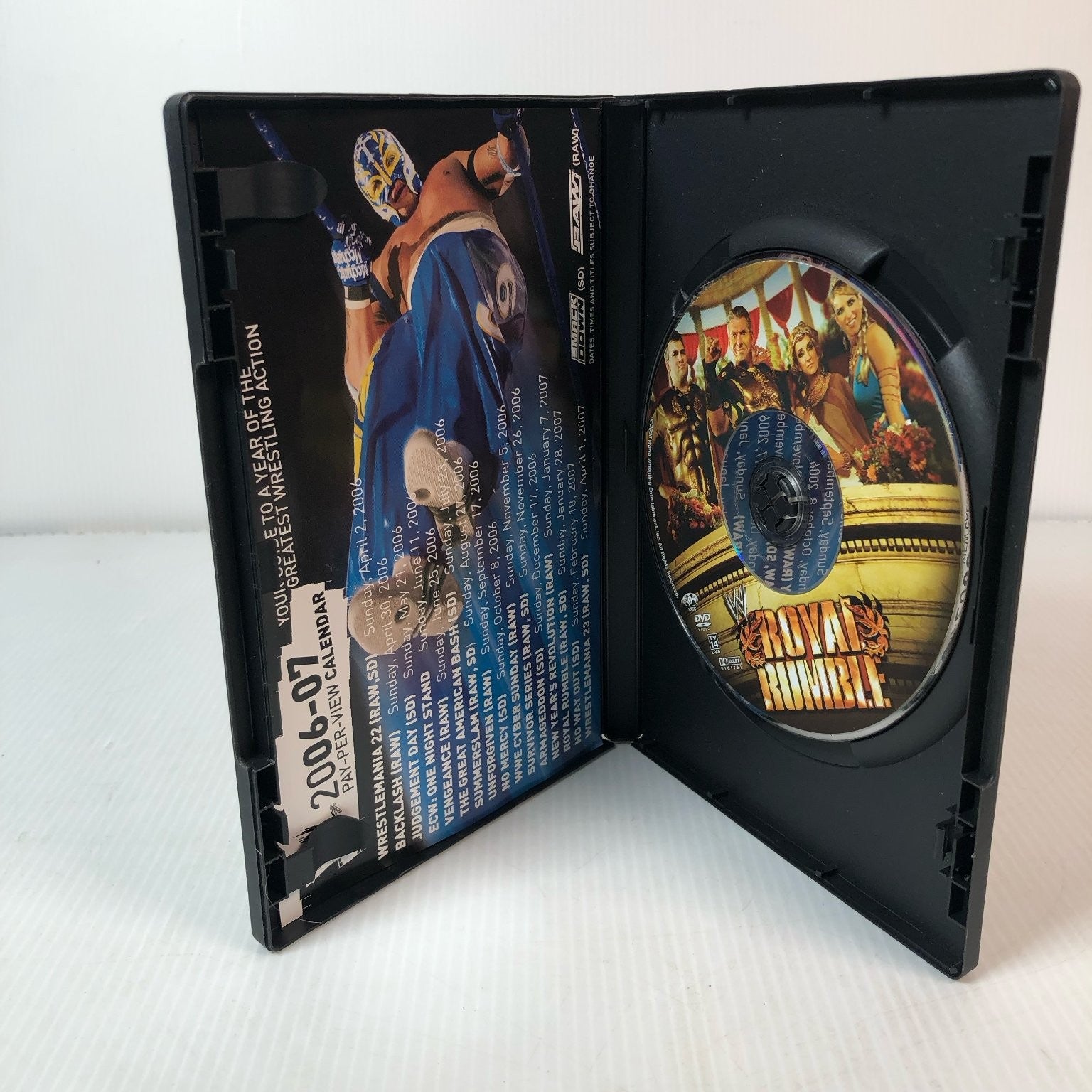 WWE Royal Rumble 2006 DVD John Cena Kurt Angle Edge Wrestling
