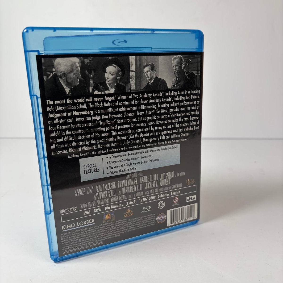 Judgment at Nuremberg Blu-ray 1961 Spencer Tracy Stanley Kramer