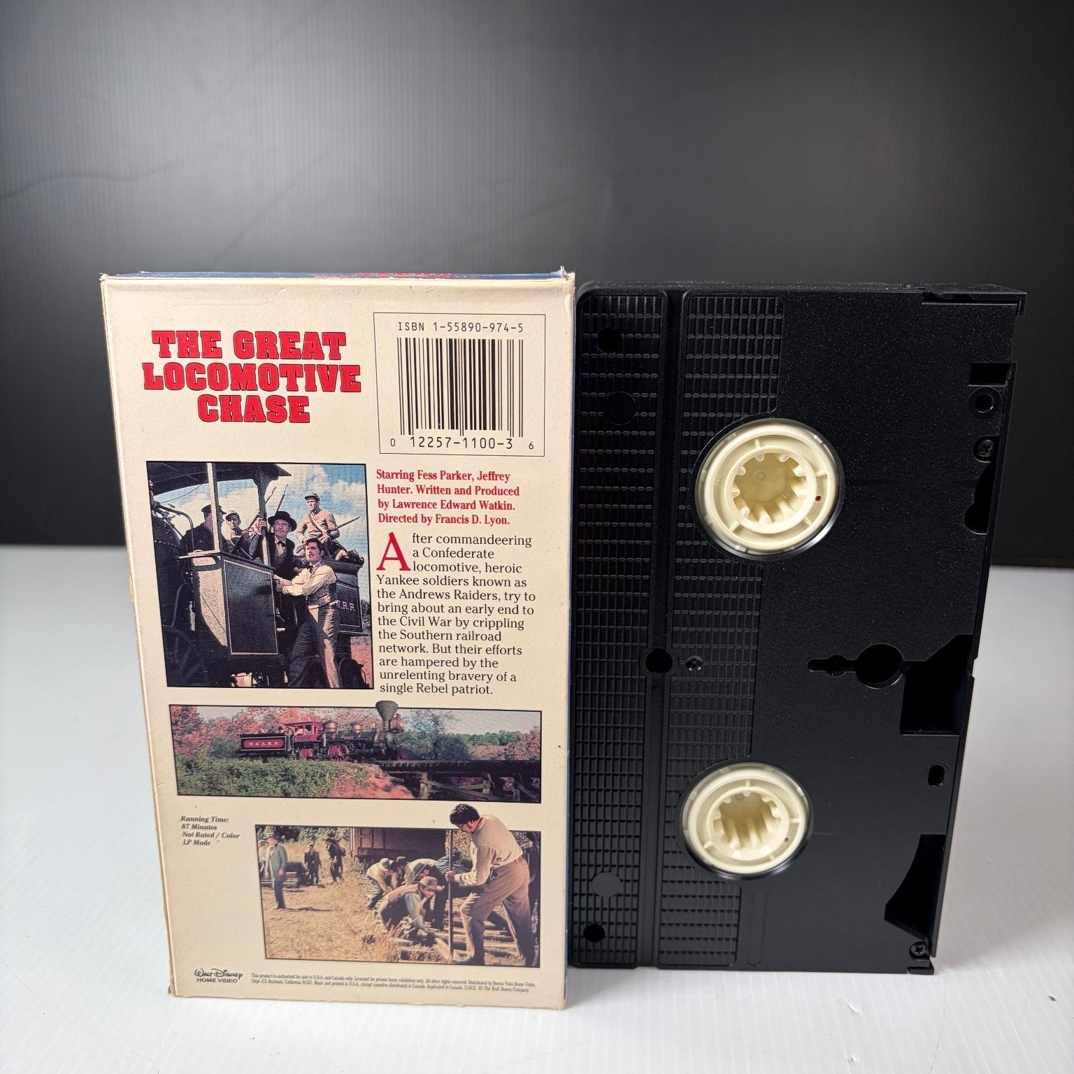 The Great Locomotive Chase VHS 1956 Adventure Disney Home Video