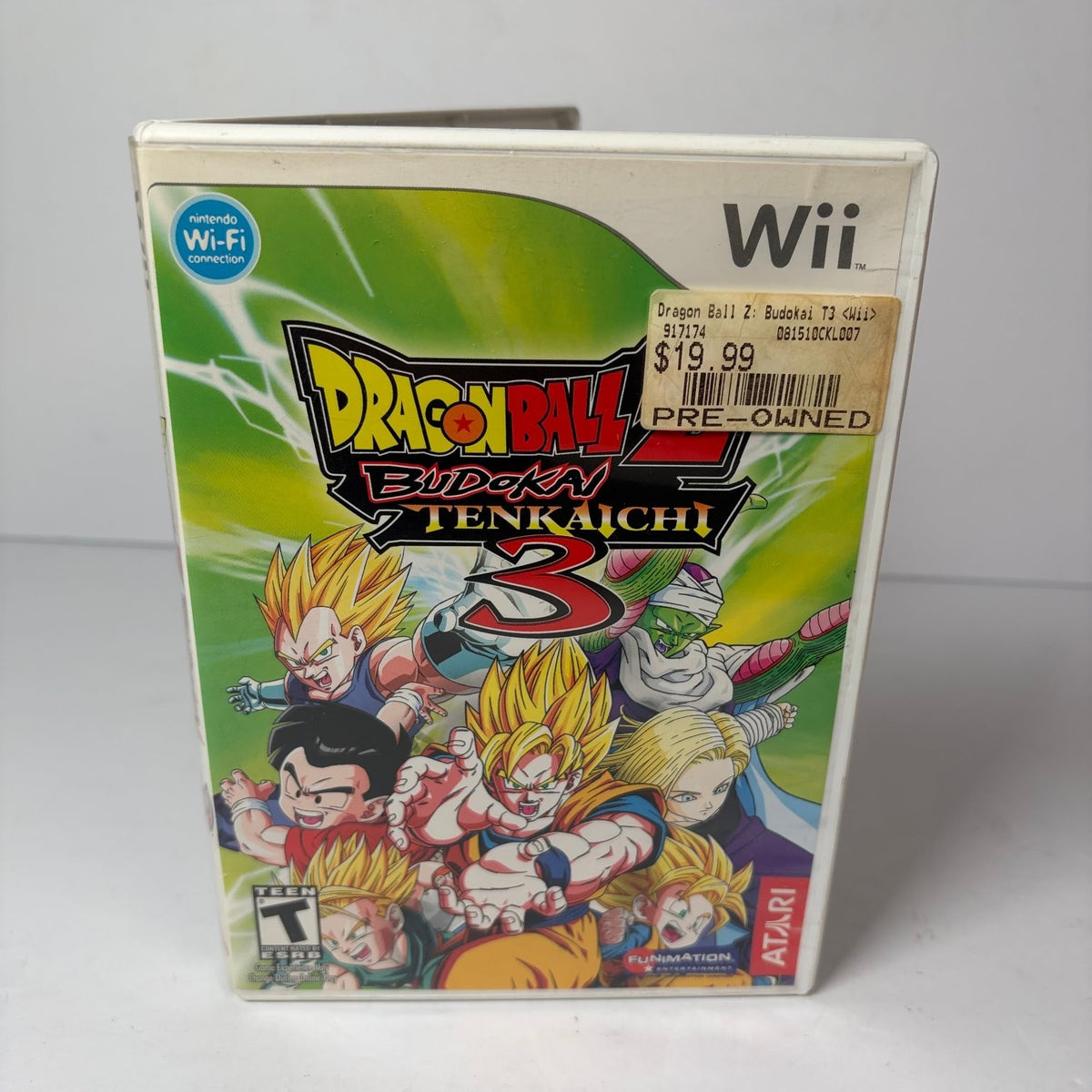Dragon Ball Z Budokai Tenkaichi 3 Nintendo Wii (Wii) Complete CIB Pre-Owned