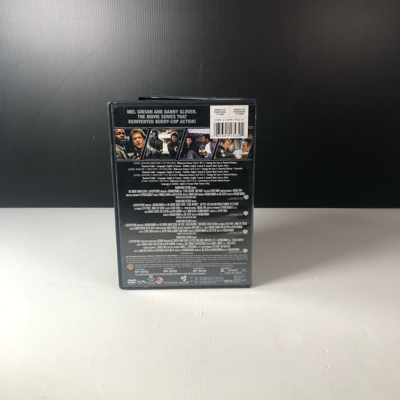 Lethal Weapon 4-Film Favorites DVD 2007 Director's Cut Mel Gibson Danny Glover