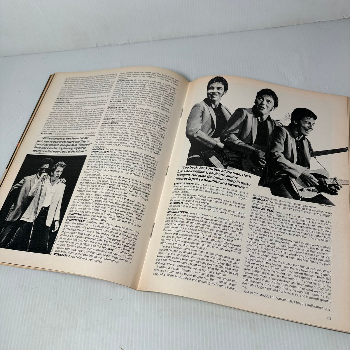 Musician Magazine February 1981 Bruce Springsteen The Interview Rock
