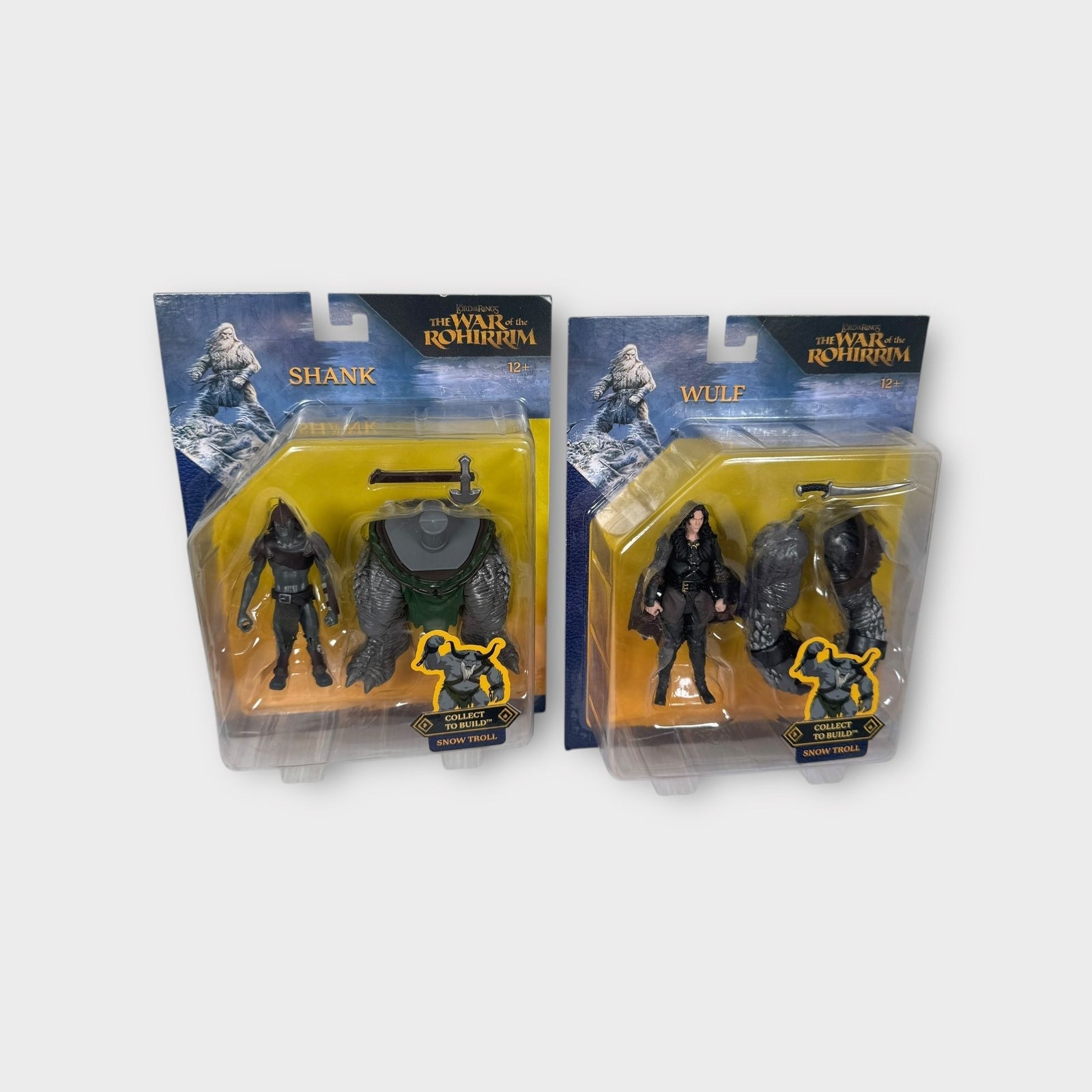 War Of The Rohirrim Shank Wulf Aldor & Hera Figures Complete Set Snow Troll BAF