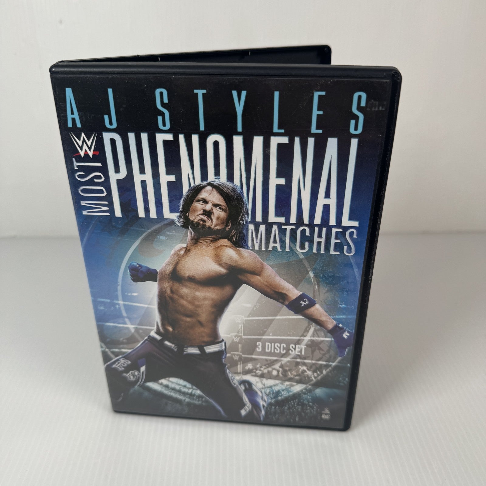 AJ Styles Most Phenomenal Matches DVD 2018 WWE Wrestling 3 Disc Set