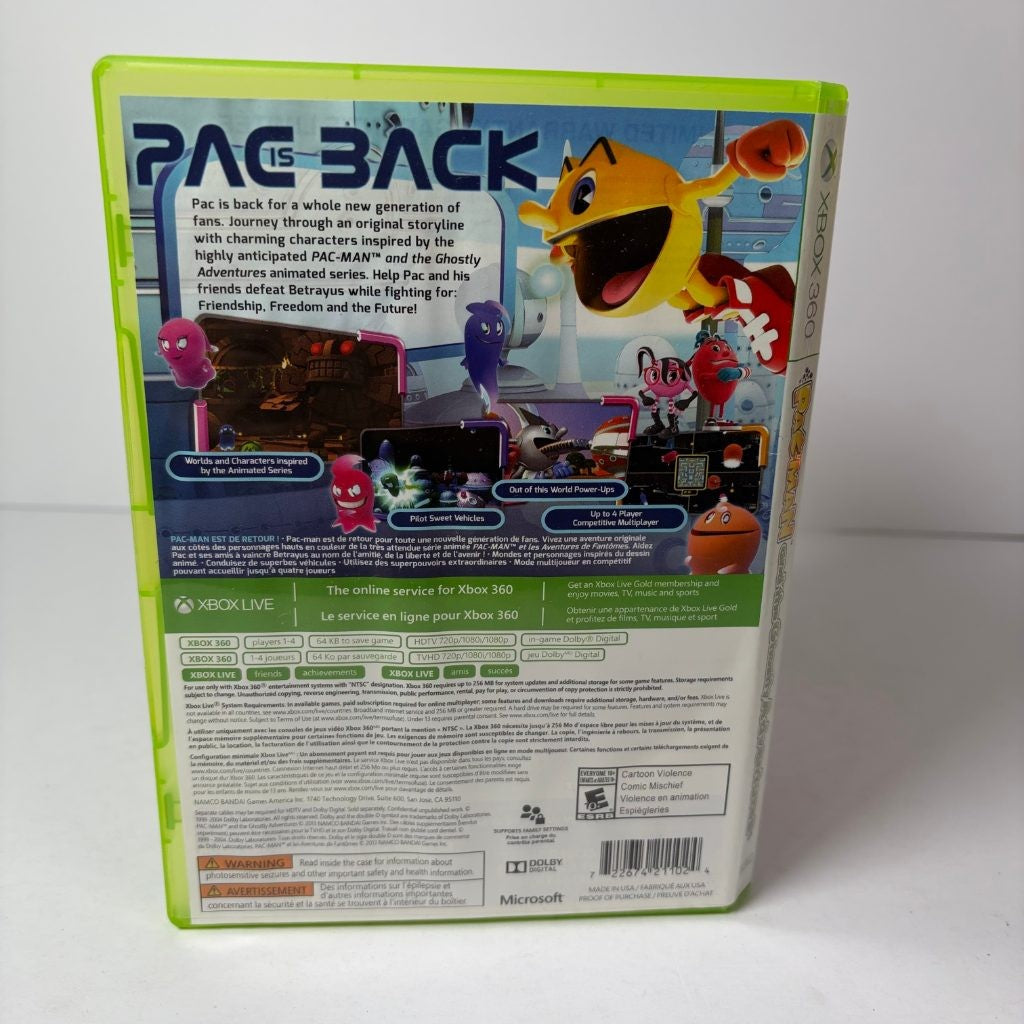 Pac-Man and the Ghostly Adventures Xbox 360 Namco Bandai NTSC Complete