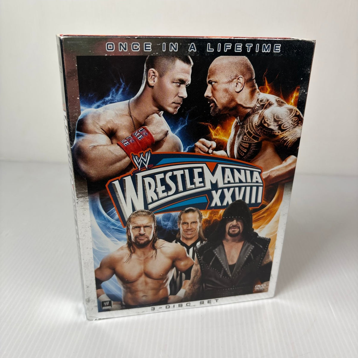 WWE WrestleMania XXVIII DVD 2012 3-Disc Set The Rock John Cena Undertaker