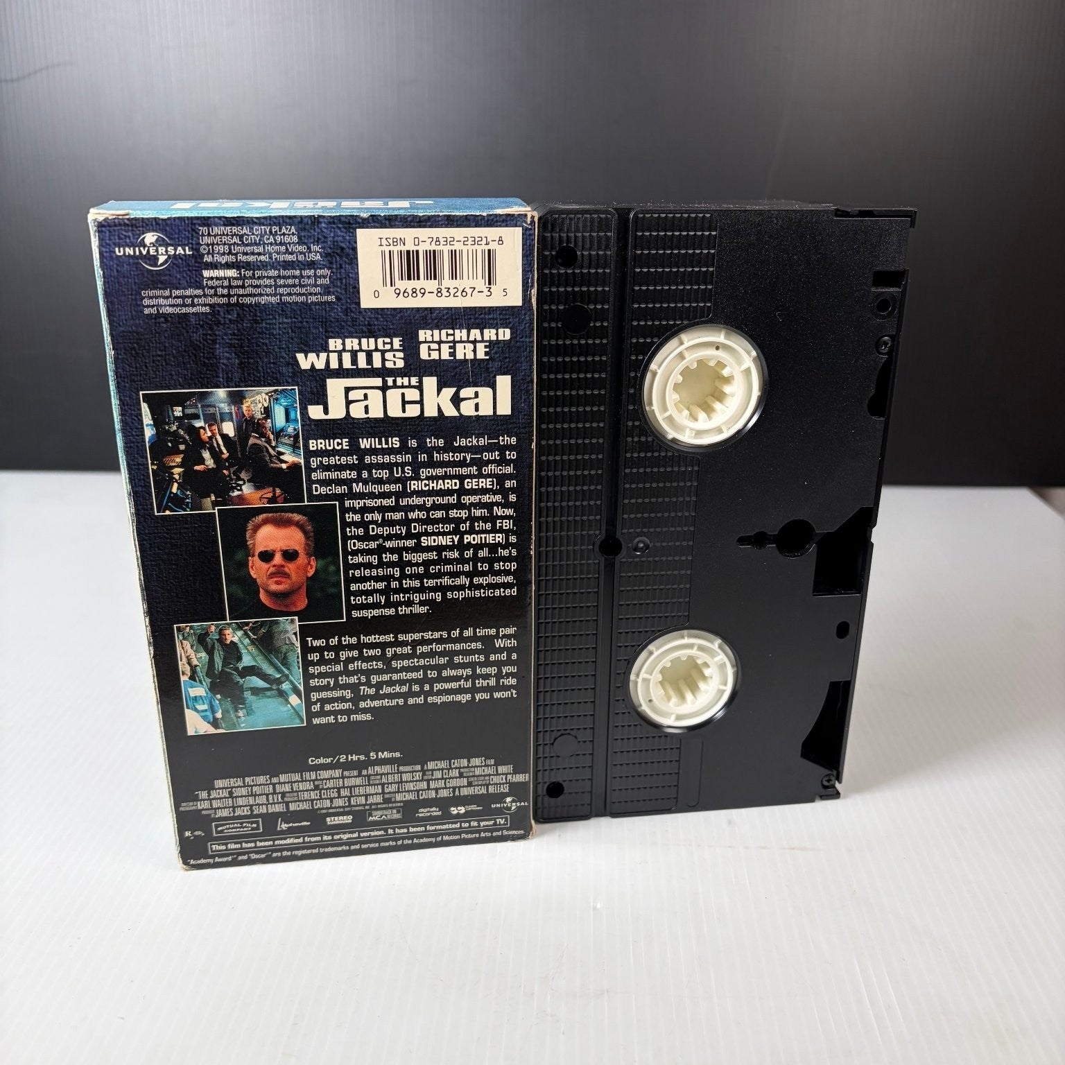 The Jackal VHS 1997 Action Thriller Original Release Universal