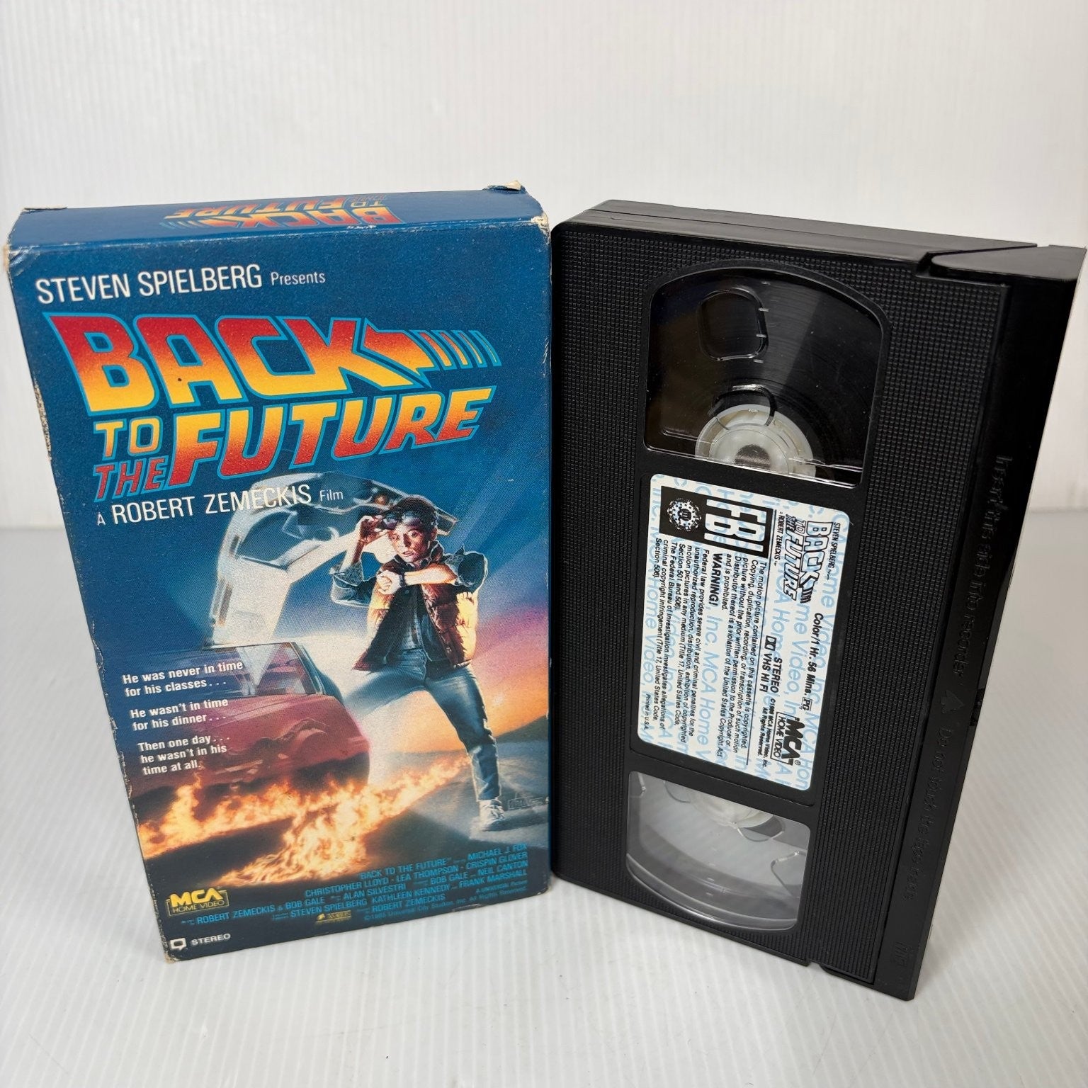 Back to the Future VHS 1985 Sci-Fi Comedy MCA Home Video Classic