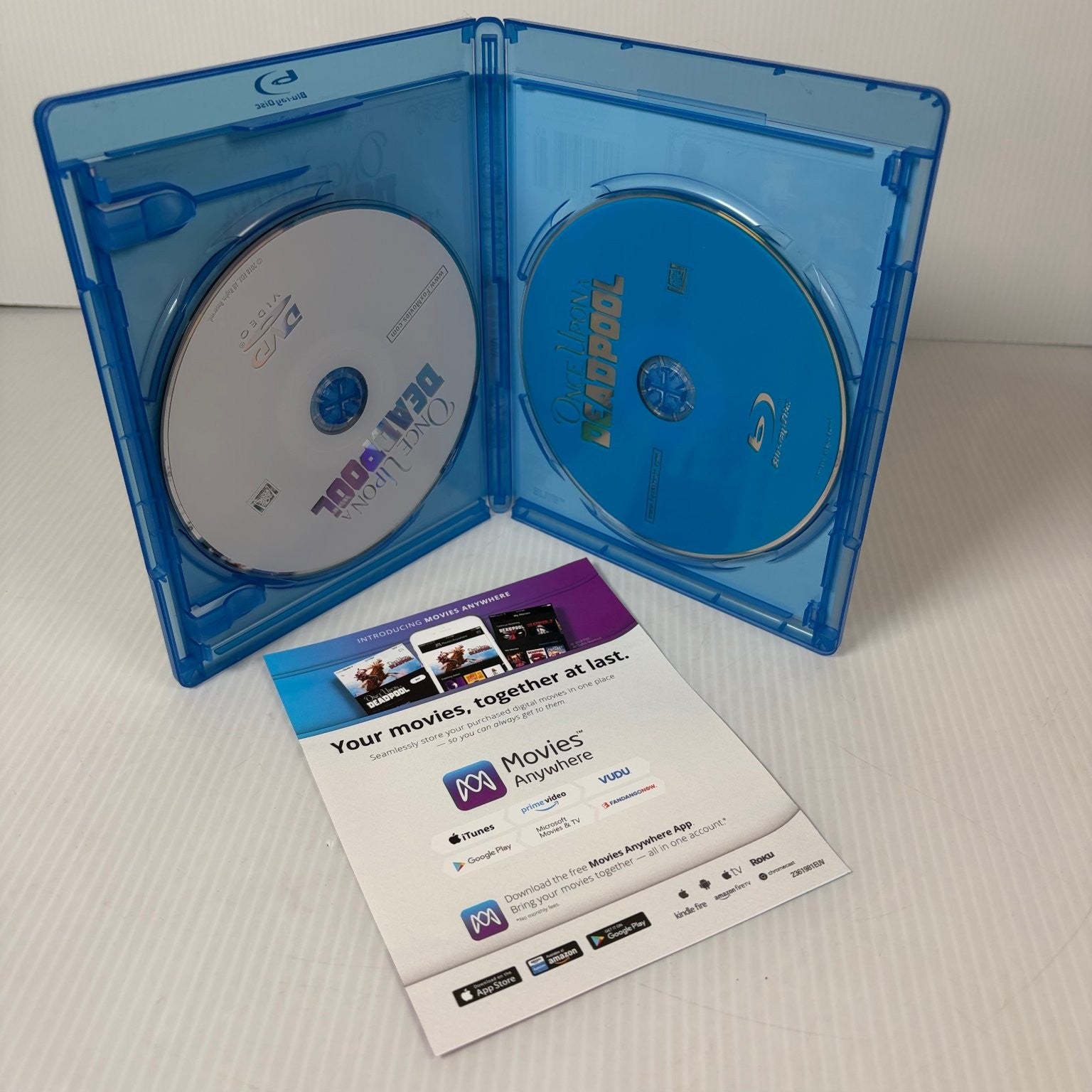 Once Upon a Deadpool Blu-ray DVD 2018 Ryan Reynolds PG-13 Marvel Movie