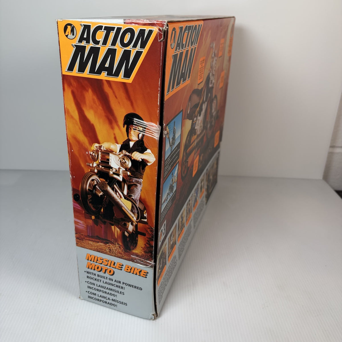 Action Man Missile Bike Moto Vehicle Playset Hasbro 1994 Open Box Sealed Parts