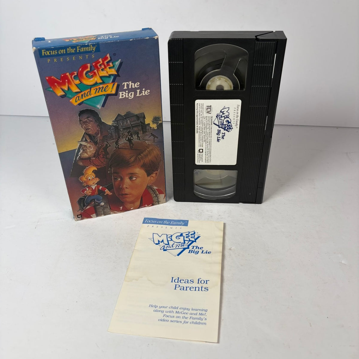 McGee and Me! The Big Lie VHS 1990 Children's Focus on the Family