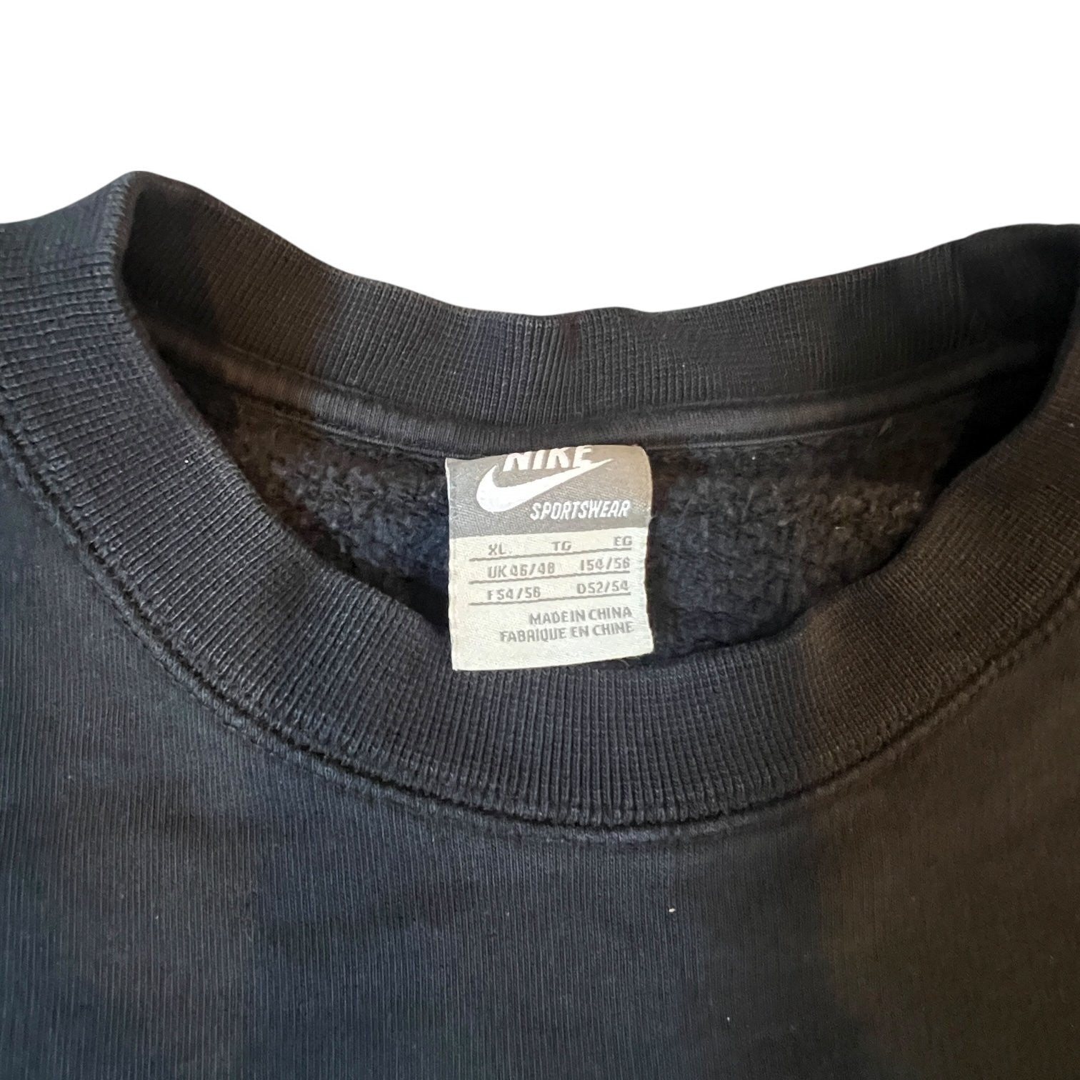 Nike Air Dunk Destroyers Sportswear Men's Crewneck Sweater Black XL Crewneck