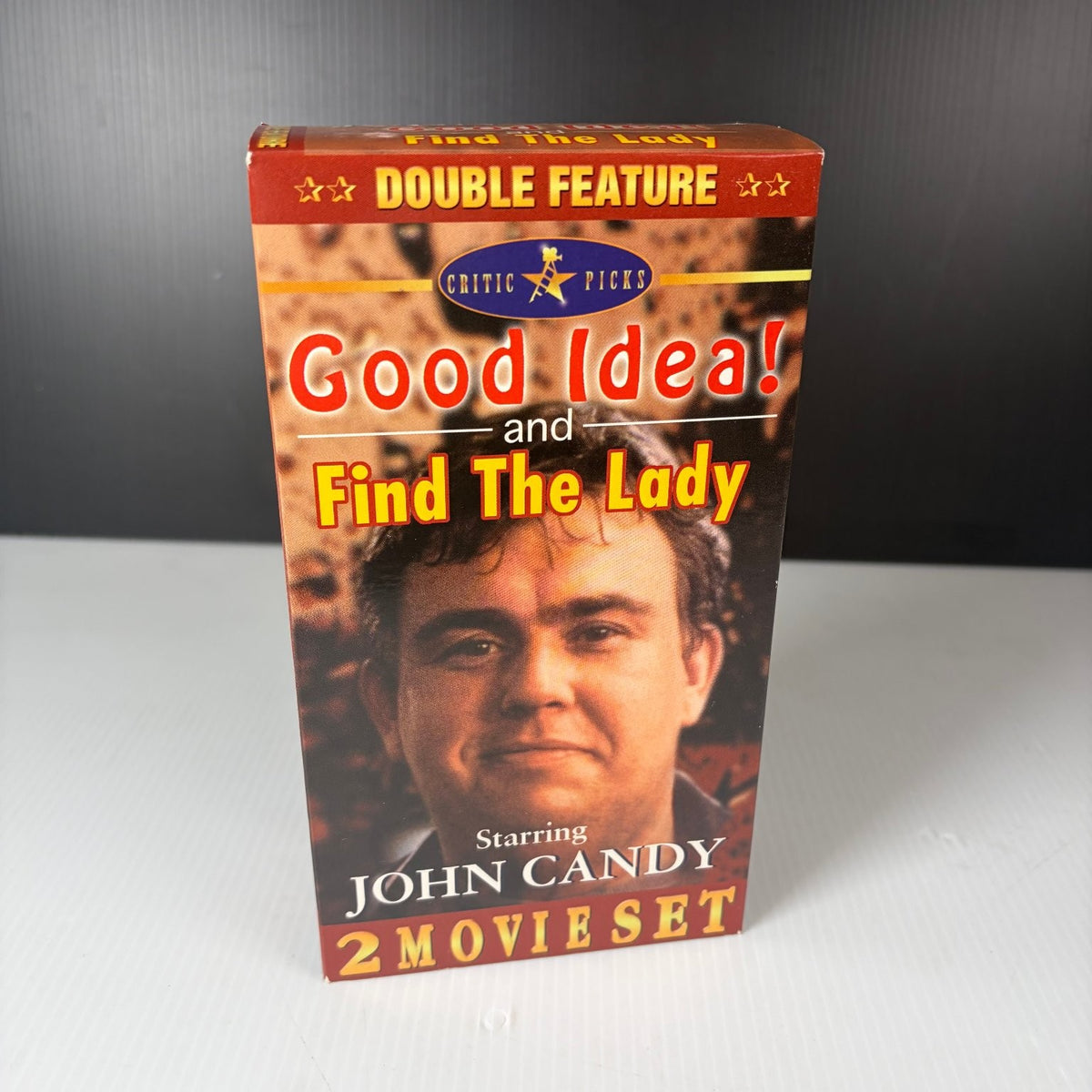 Good Idea! & Find The Lady VHS 1970s John Candy Comedy Double Feature Picks