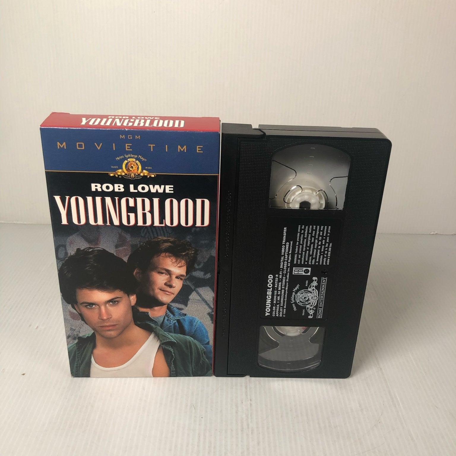 Youngblood VHS 1986 Sports Drama MGM/UA Rob Lowe Patrick Swayze
