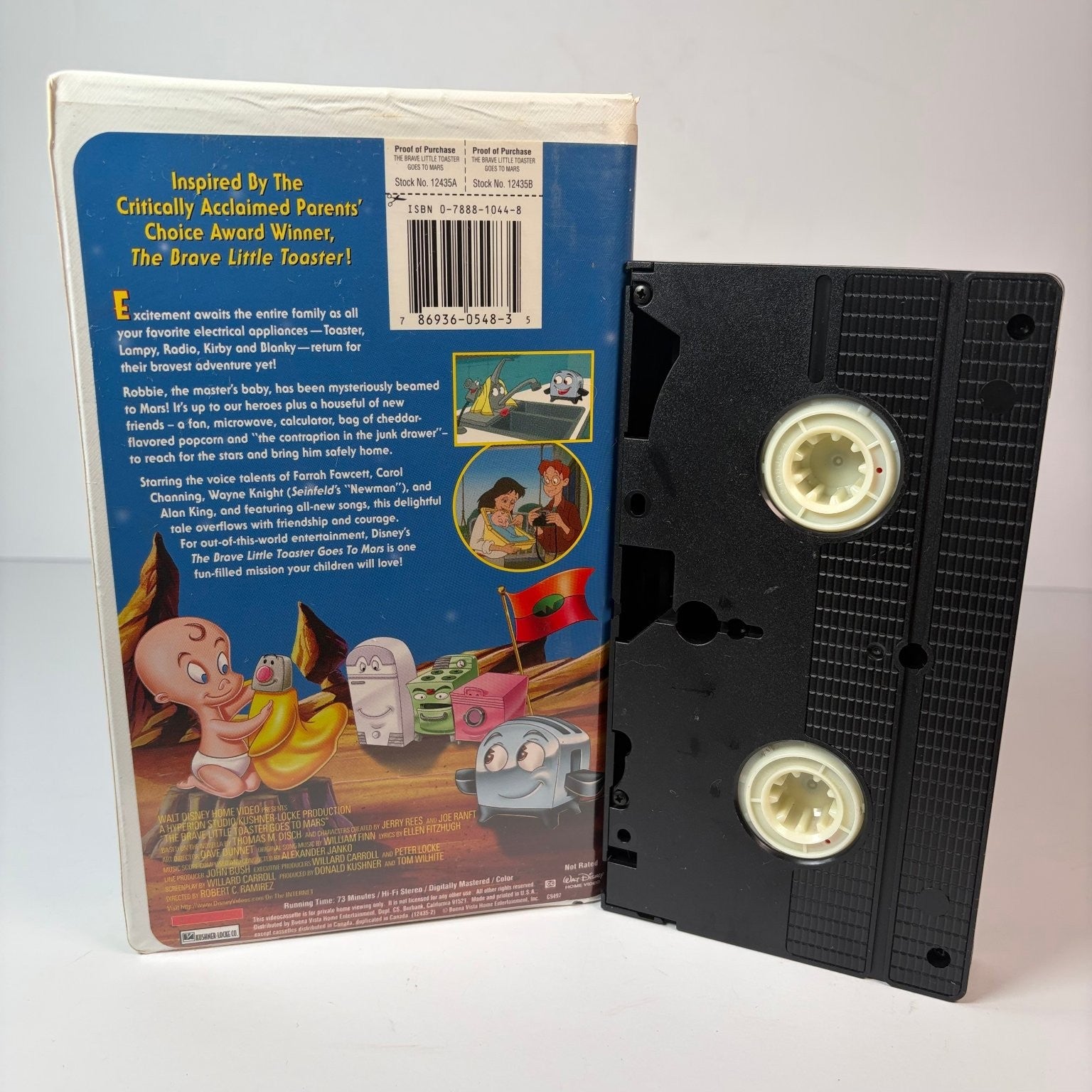 Brave Little Toaster Goes to Mars VHS 1998 Animated Disney Family