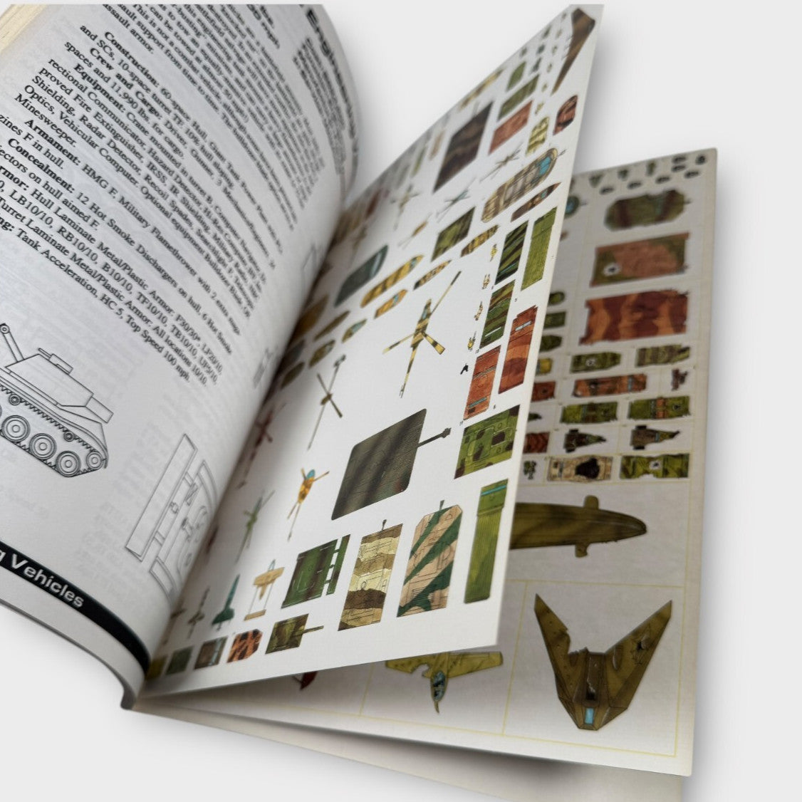 Car Wars Military Vehicle Guide Book Uncut Steven Jackson Games RPG Sourcebook