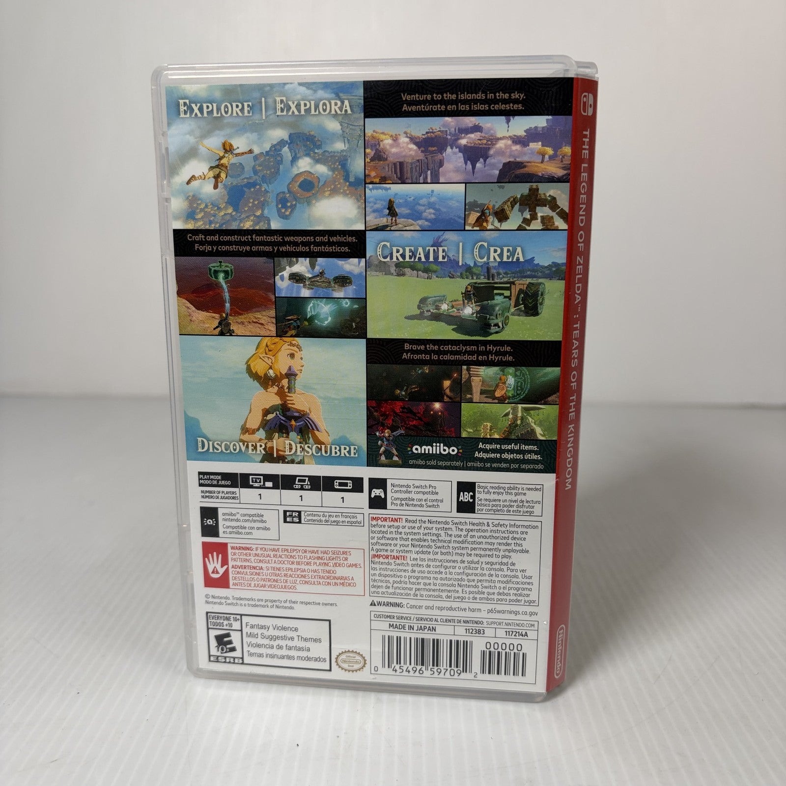 The Legend of Zelda: Tears of the Kingdom - Nintendo Switch (Physical Game