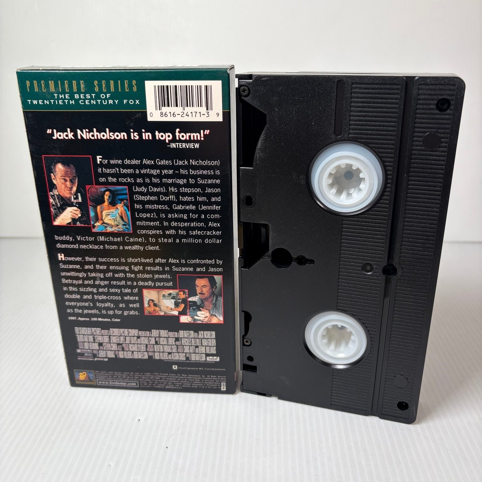 Blood & Wine VHS 1997 Crime Thriller Premiere Series 20th Century Fox