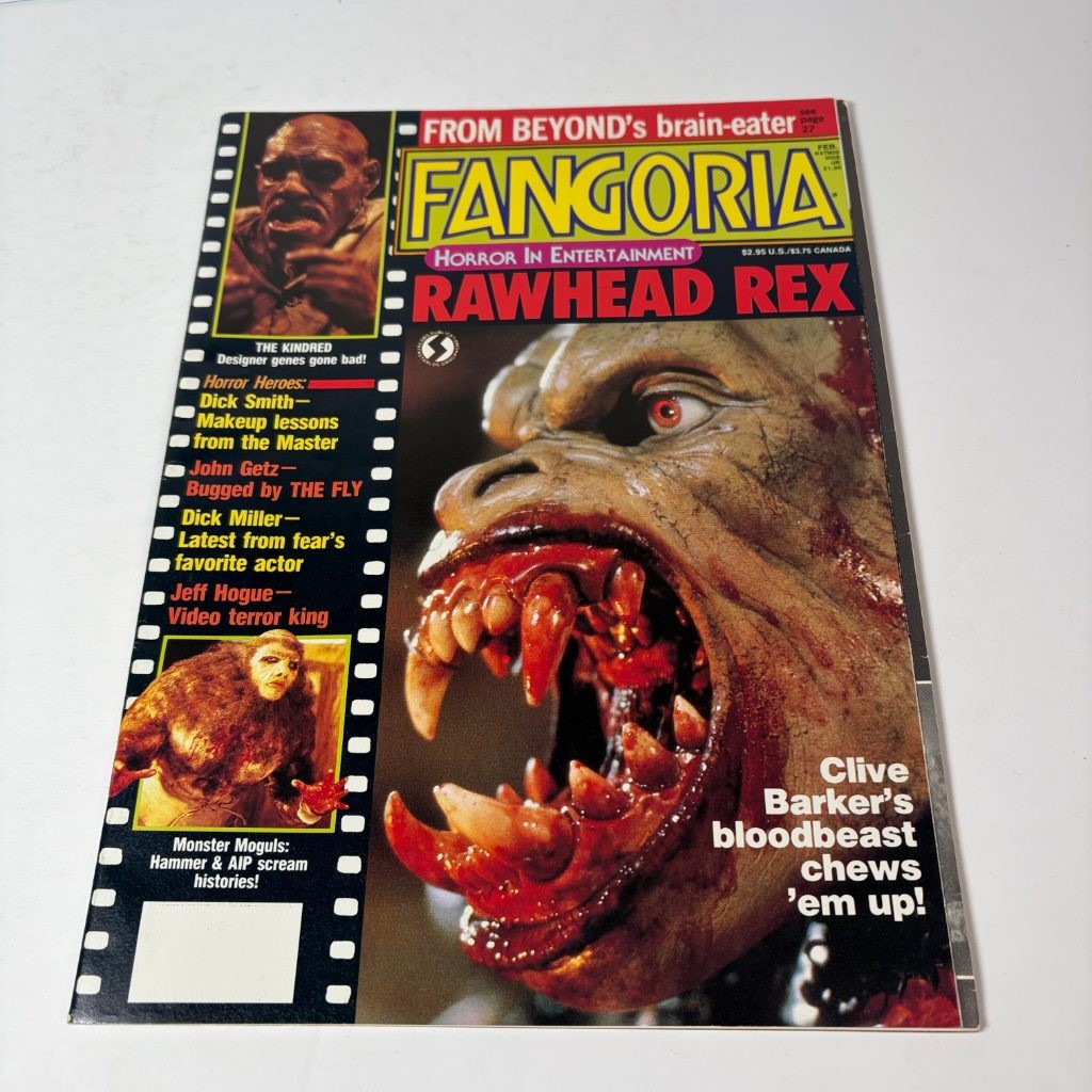 Fangoria 61 Feb 1987 Rawhead Rex Clive Barker Kindred From Beyond Horror Magazi