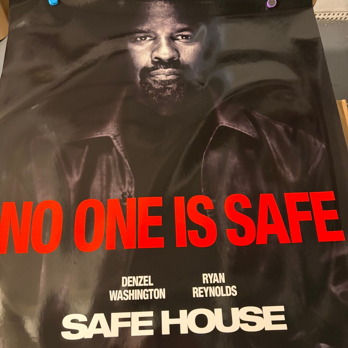 Safe House 2012 One Sheet Movie Poster Original Double-Sided Denzel Washington