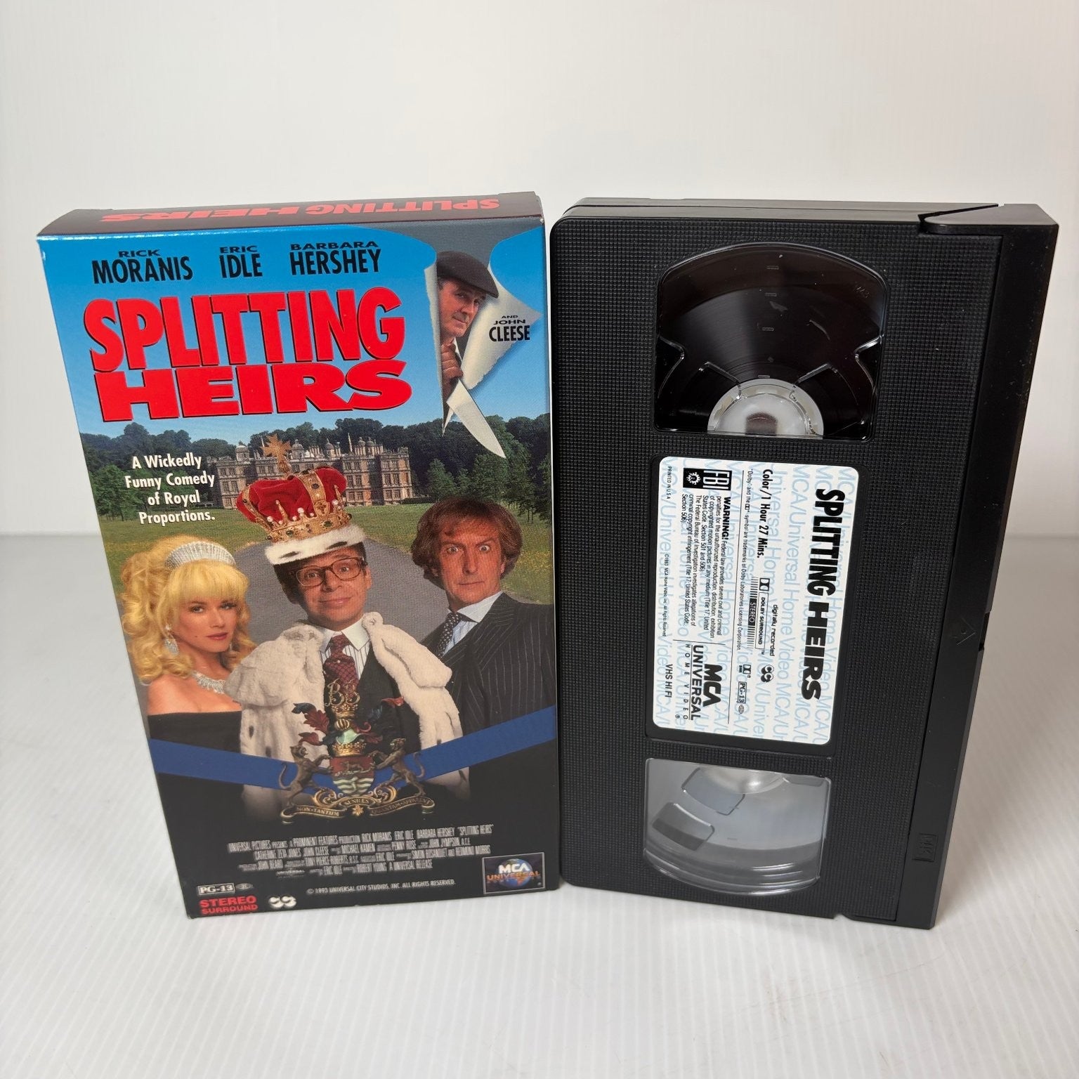 Splitting Heirs VHS 1993 Comedy Rick Moranis Eric Idle MCA Universal