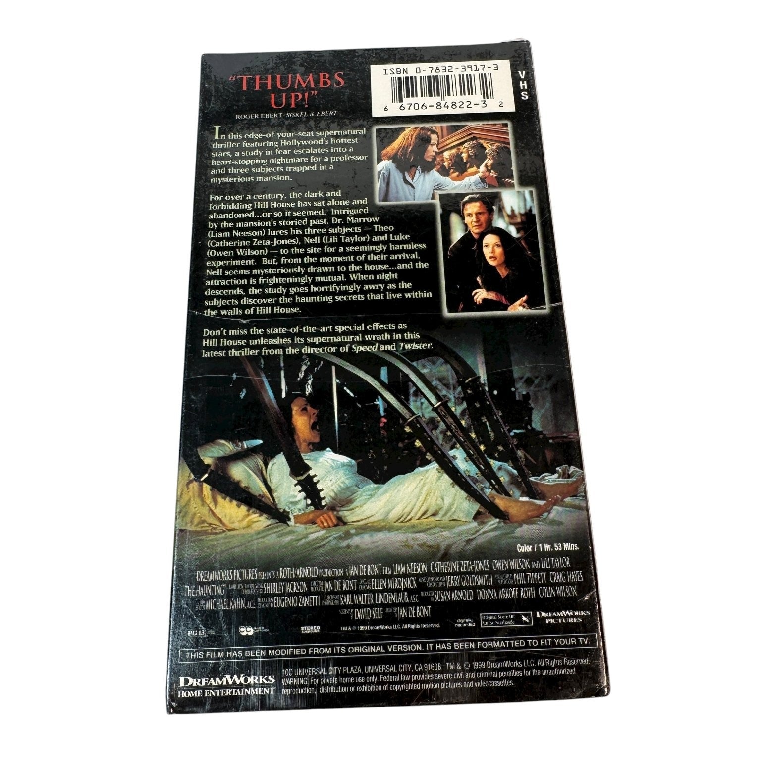 The Haunting VHS 1999 Horror Original Release DreamWorks Sealed New