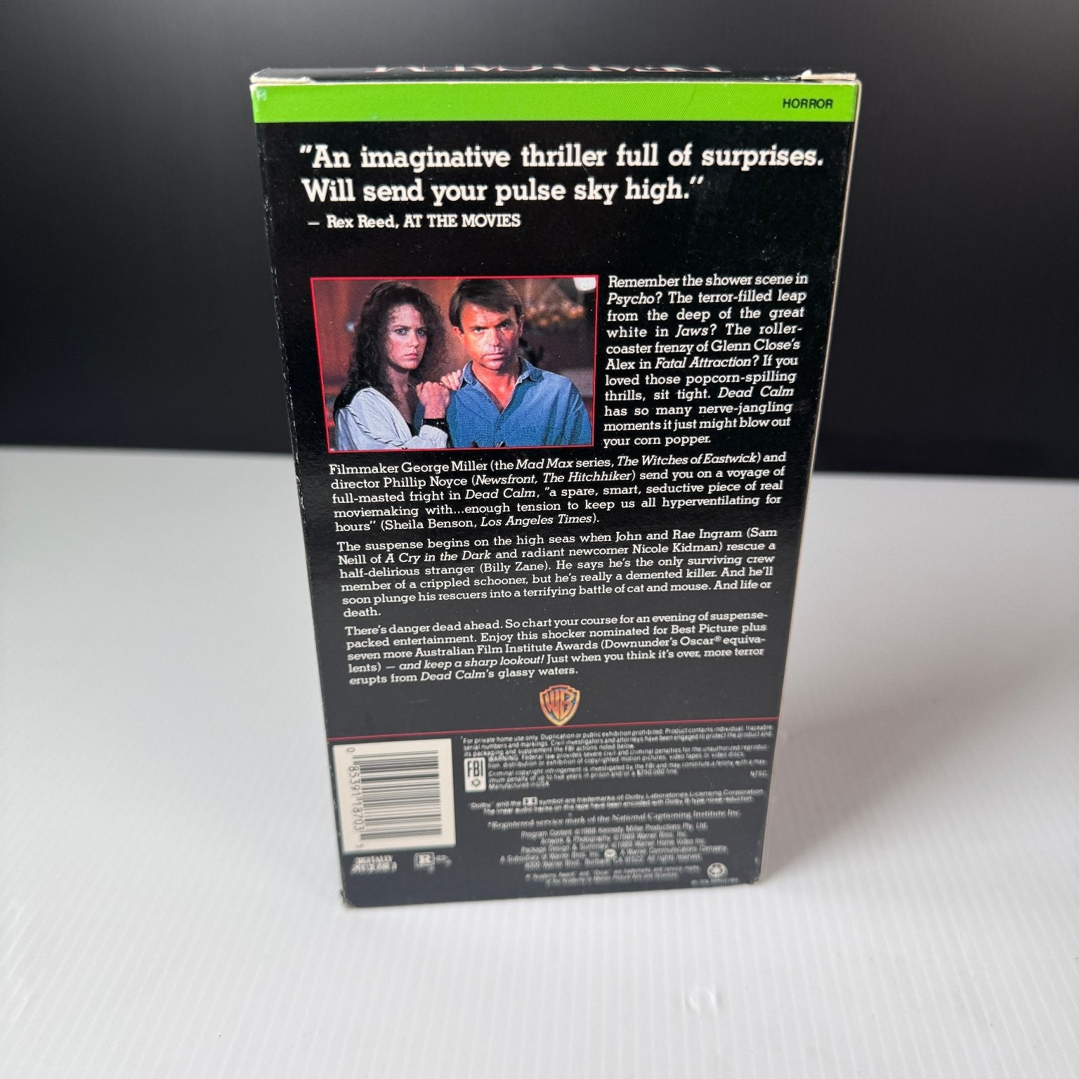 Dead Calm VHS 1989 Horror Thriller Original Release Warner Home Video