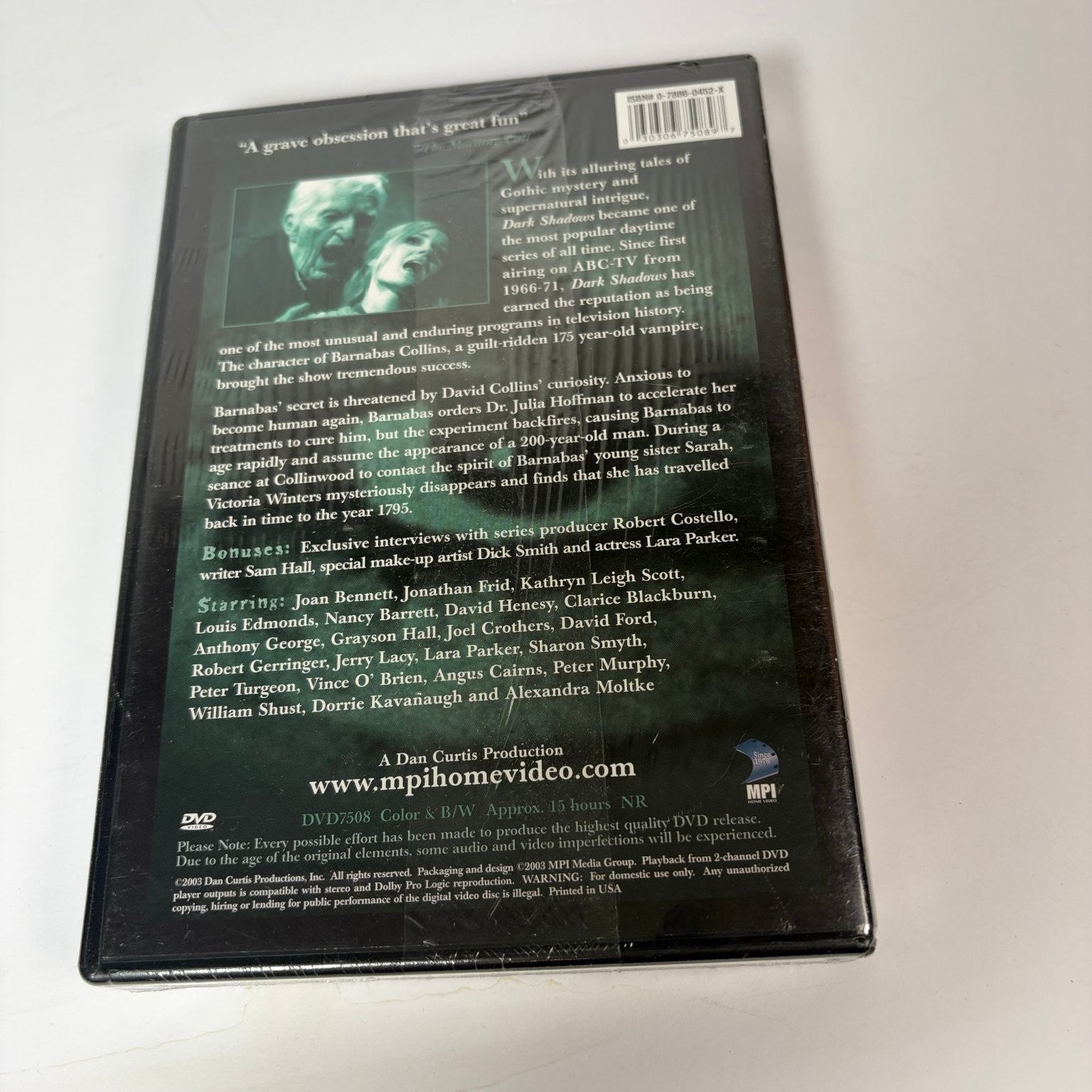 Dark Shadows DVD Collection 4 2003 TV Series Jonathan Frid 40 Episodes 4-Disc