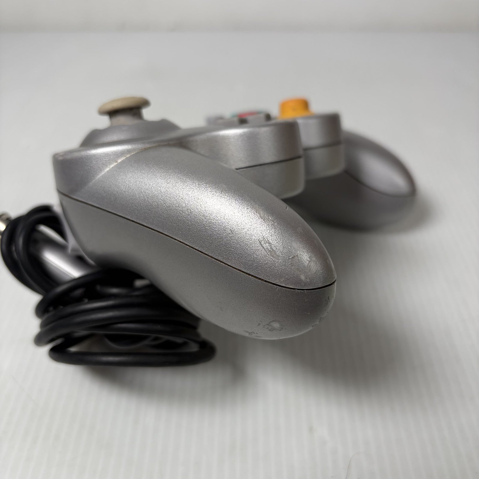 Nintendo GameCube Controller DOL-003 Silver Wired Original Official GC Accessory