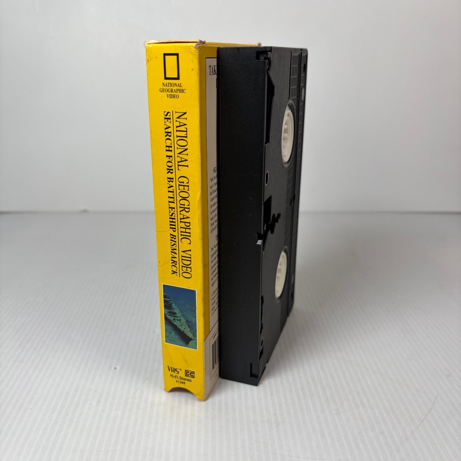 National Geographic Search for Battleship Bismarck VHS 1989 Documentary G