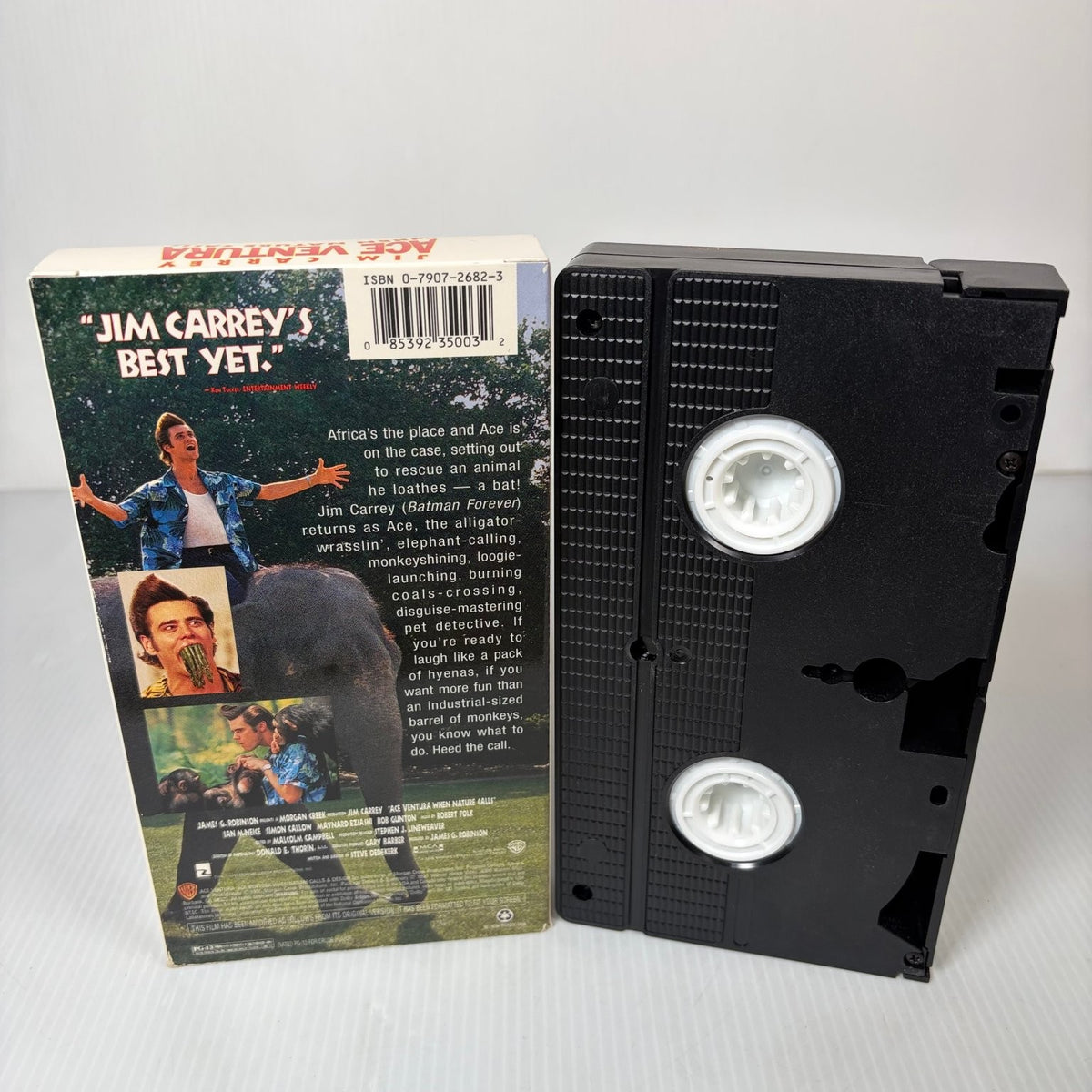 Ace Ventura When Nature Calls VHS 1995 Comedy Jim Carrey Warner Bros.