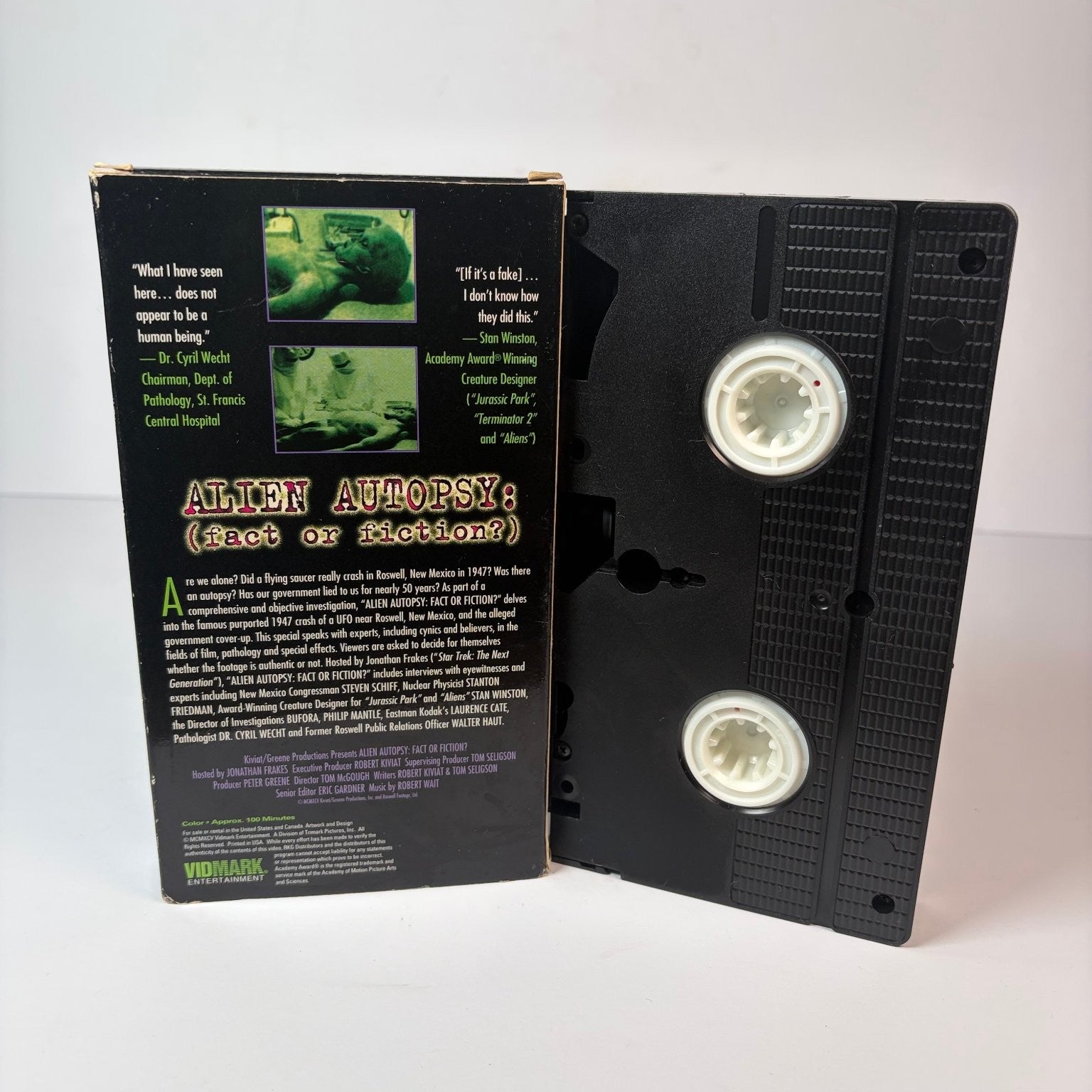 Alien Autopsy (Fact or Fiction?) VHS 1997 Documentary Vidmark Frakes