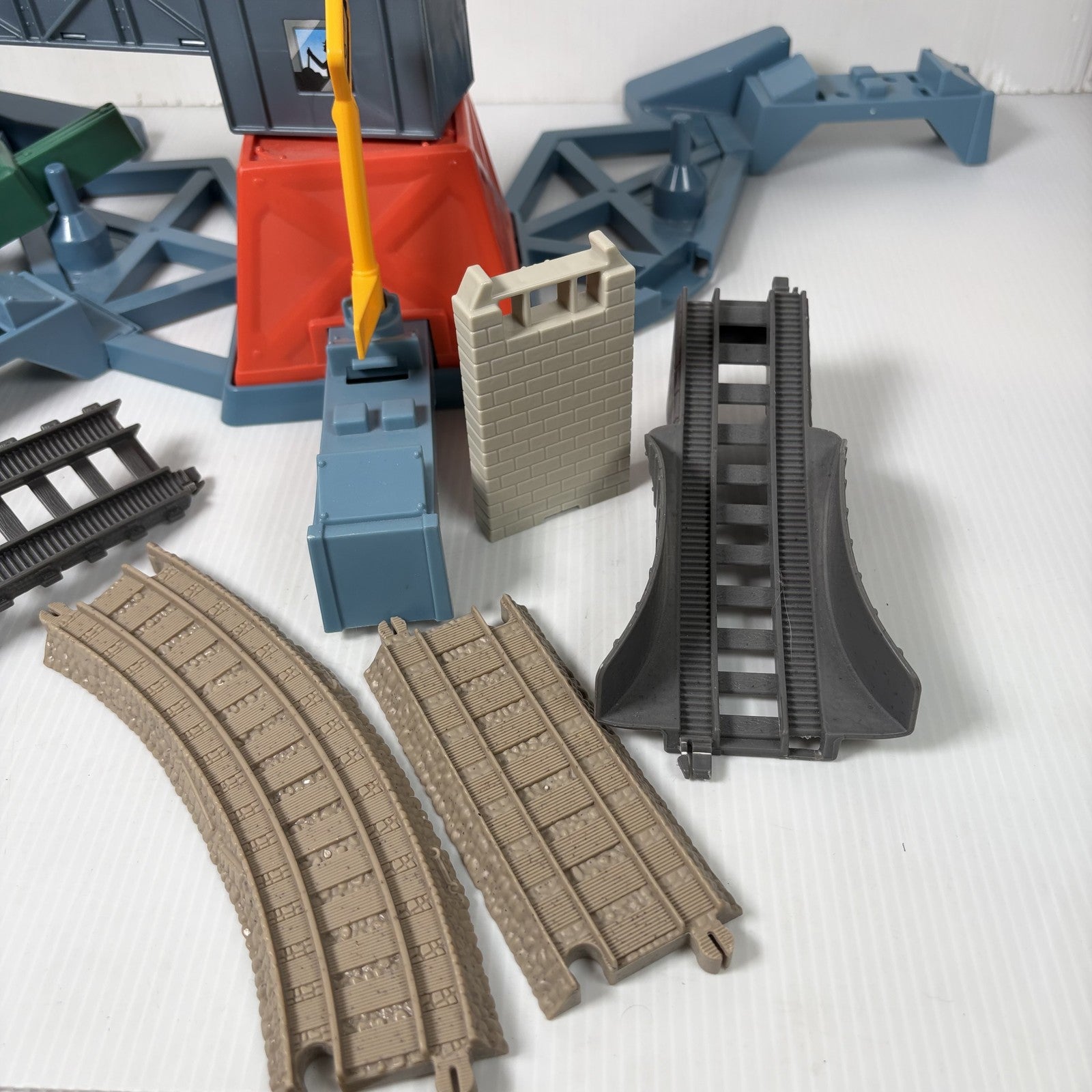 Thomas & Friends TrackMaster Train Set Lot Thomas, Diesel, Track & Buildings