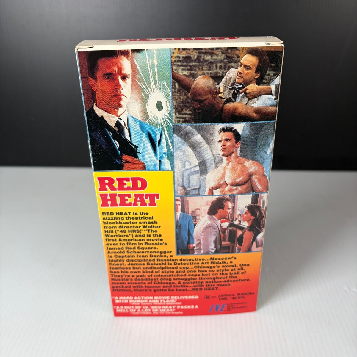 Red Heat VHS 1988 Action Comedy Original Release Arnold Schwarzenegger